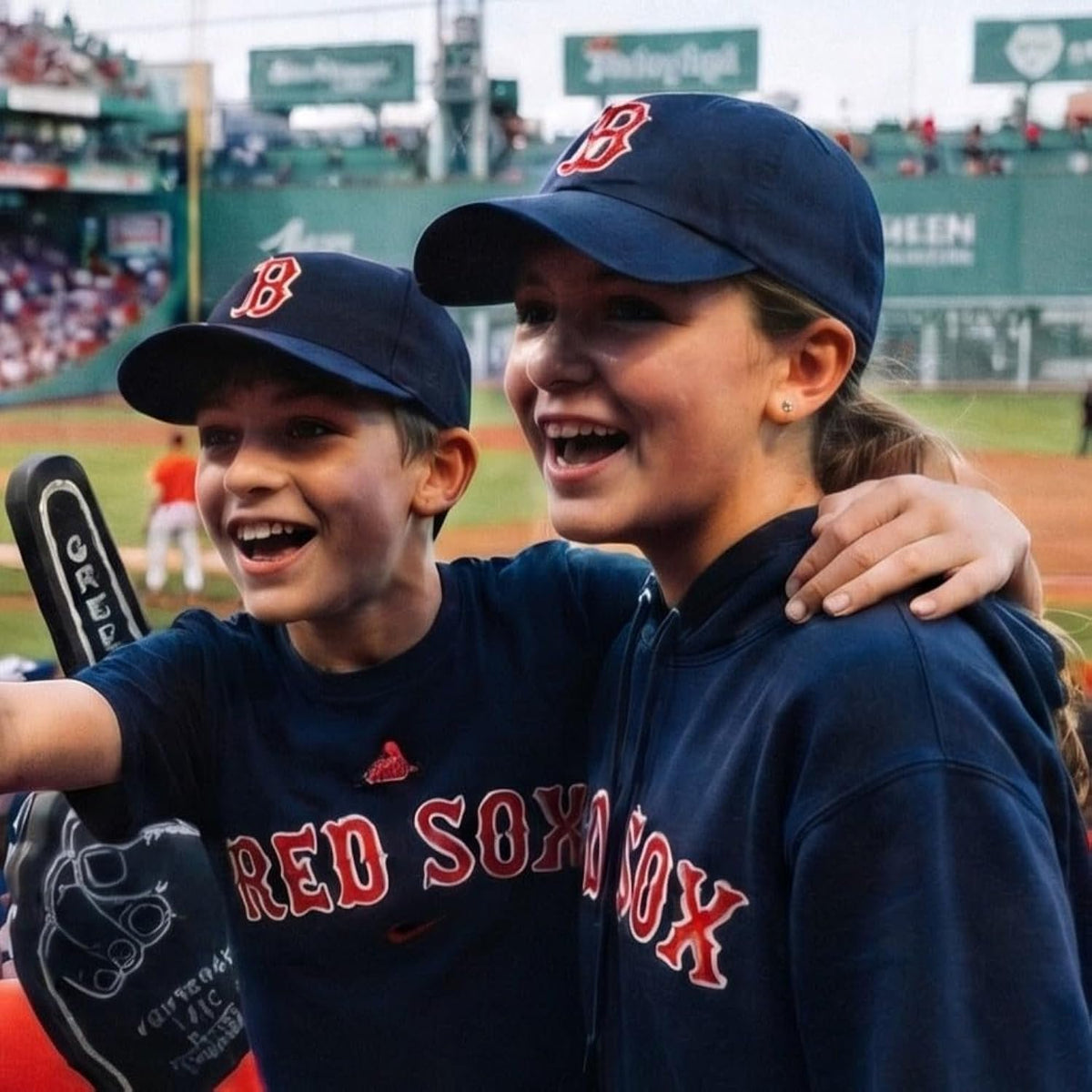 Red Sox Youth Navy MVP Hat Embroidered Baseball Cap for Boys and Girls