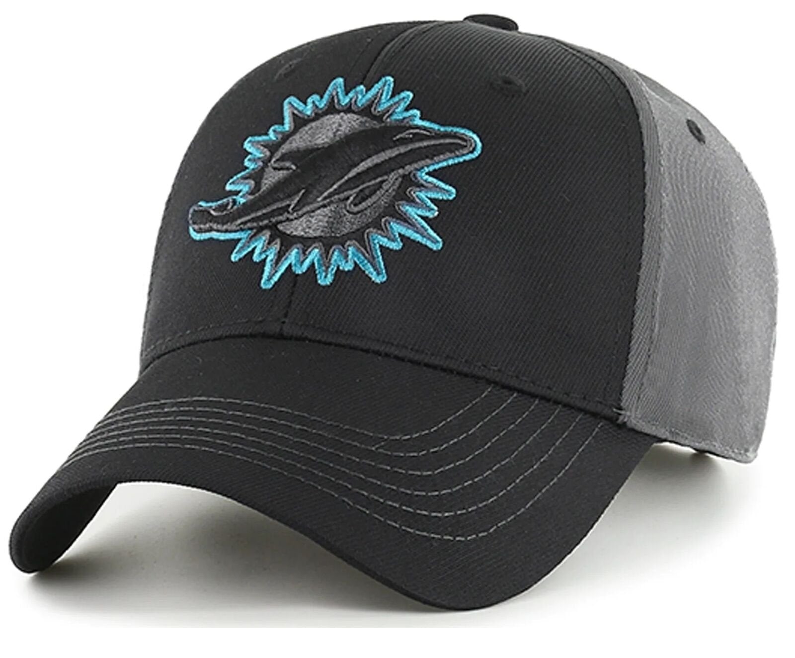 Miami Dolphins Hat Two Tone NFL Football Team Logo Authentic Classic Adjustable New Cap