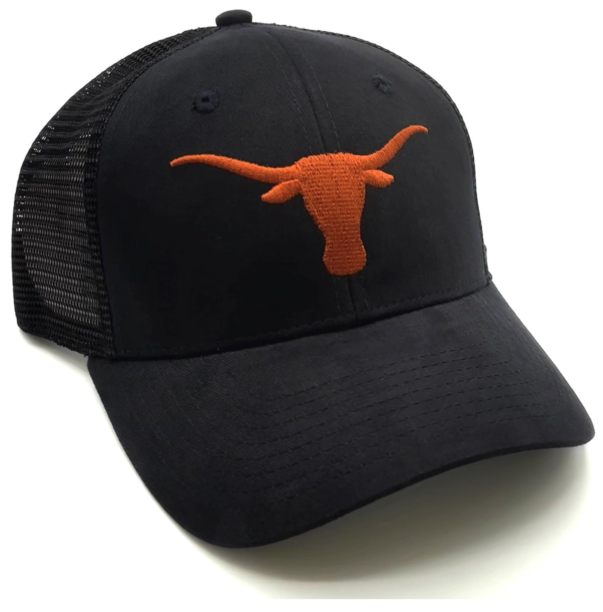 Officially Licensed Texas University Mesh Trucker Hat Classic Adjustable Embroidered Team Logo Structured Snapback Multicolor Cap