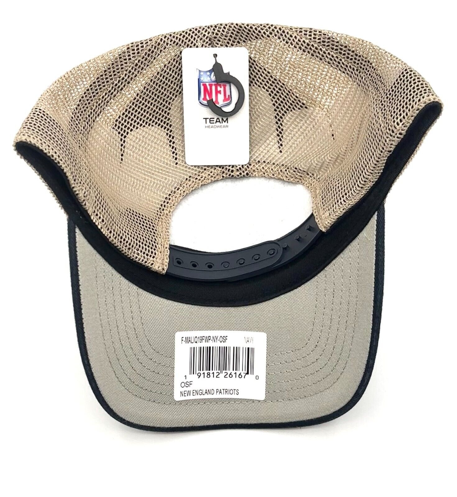 New England Patriots Hat Relaxed Fit Mesh Trucker NFL Football Team Logo Adjustable New Cap