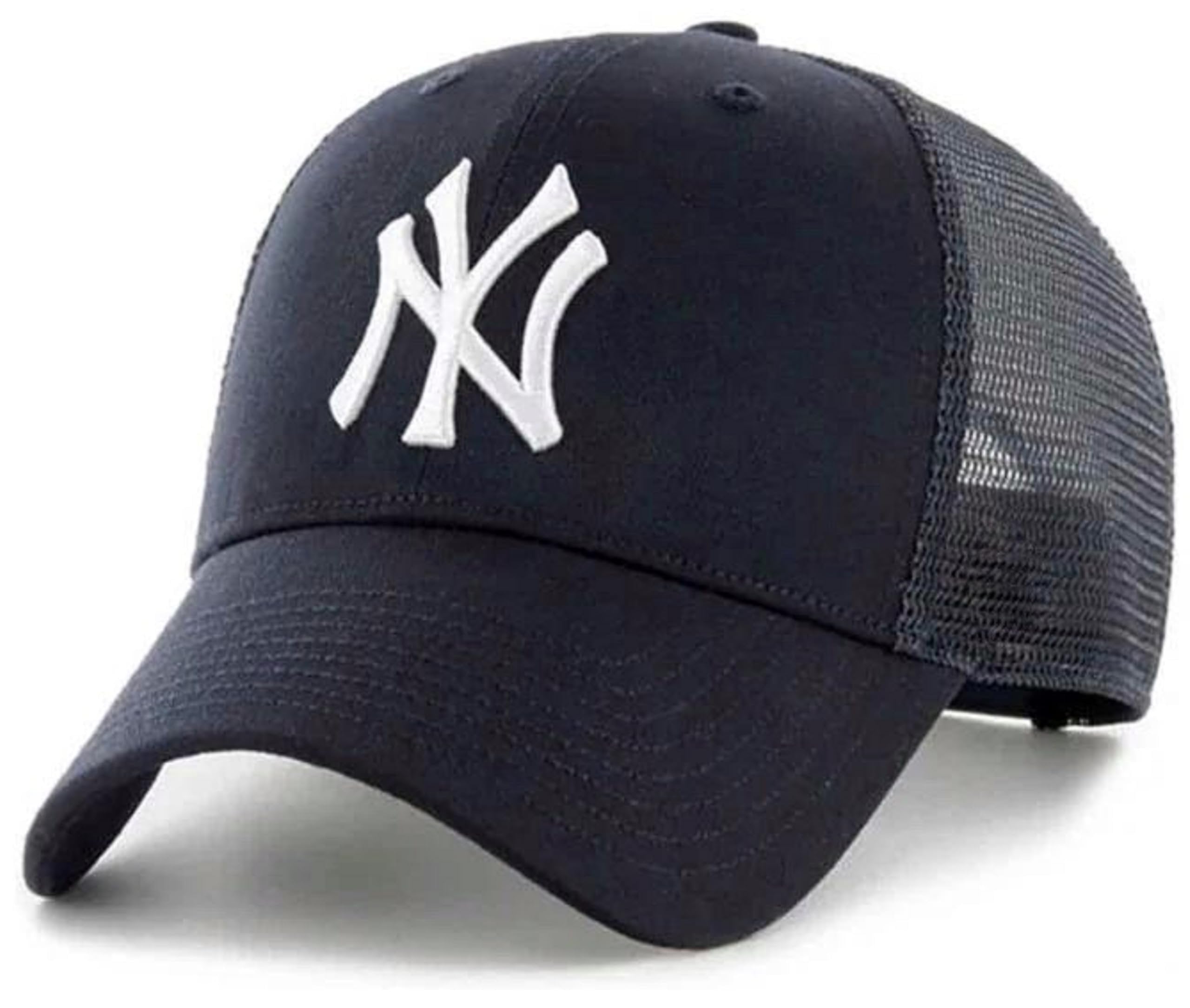 Officially Licensed New York Navy Mesh Trucker MVP Baseball Hat Classic Adjustable Embroidered Primary NY Navy Blue Team Logo Structured Snapback Sports Cap