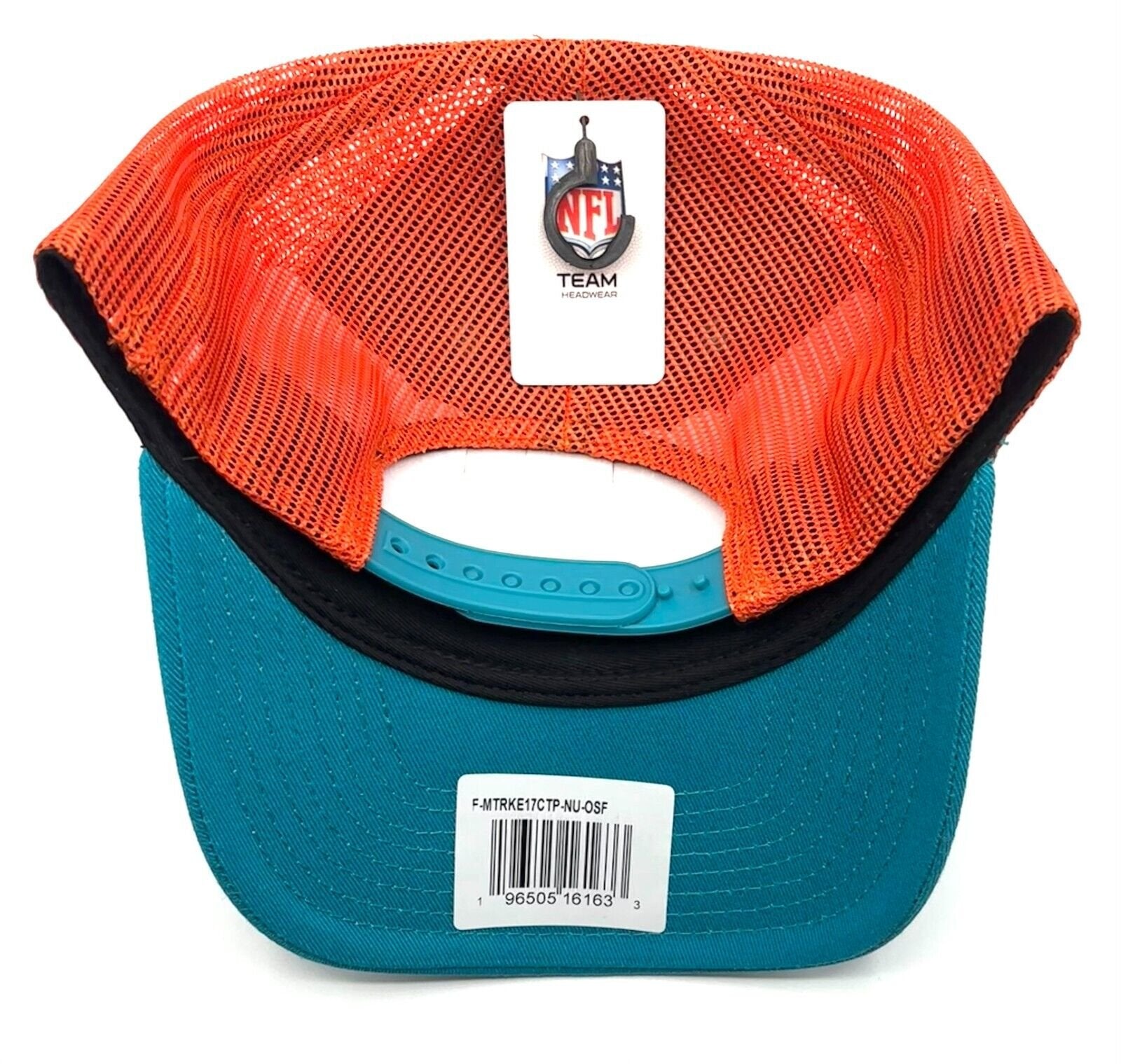 Miami Dolphins Hat Mesh Trucker NFL Football Team Logo Authentic New Cap