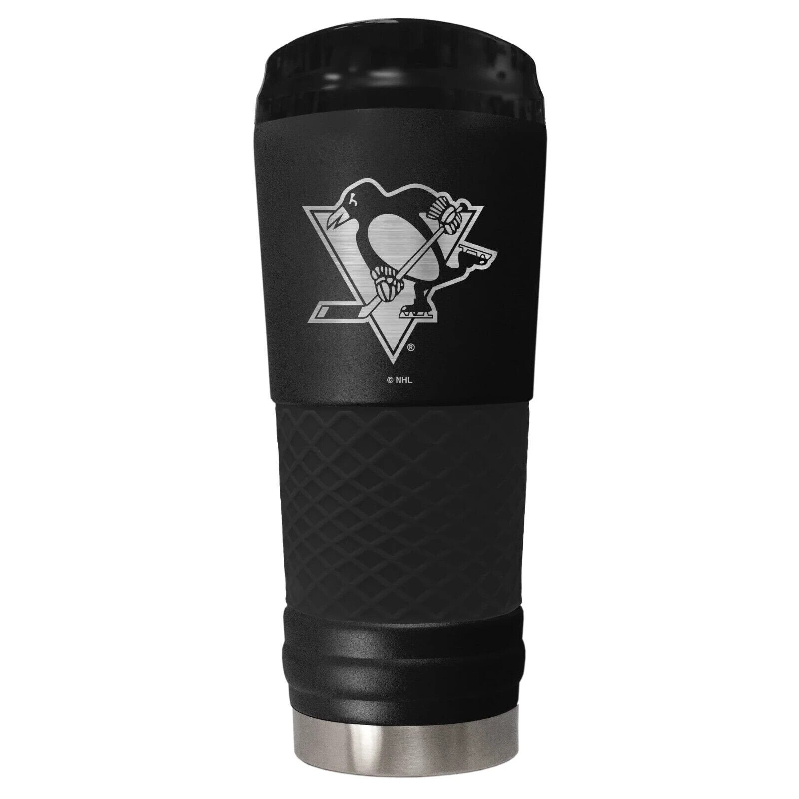 Pittsburgh Penguins Stealth Draft Tumbler 24 Oz Thermos NHL Hockey Team Logo New