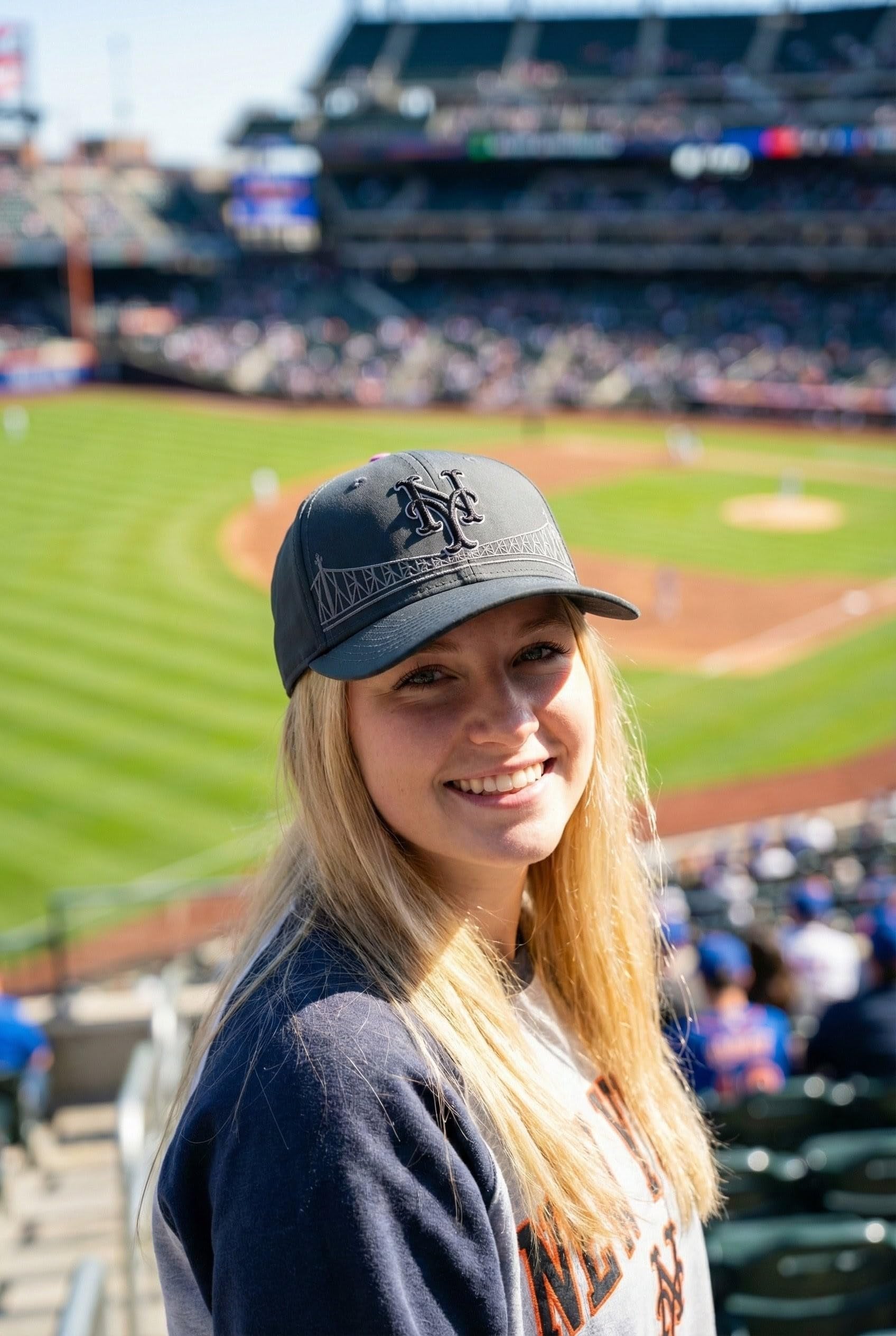Officially Licensed NY Mets City Connect Baseball Hat Classic MVP Adjustable Embroidered Team Logo Structured Snapback Sports Cap