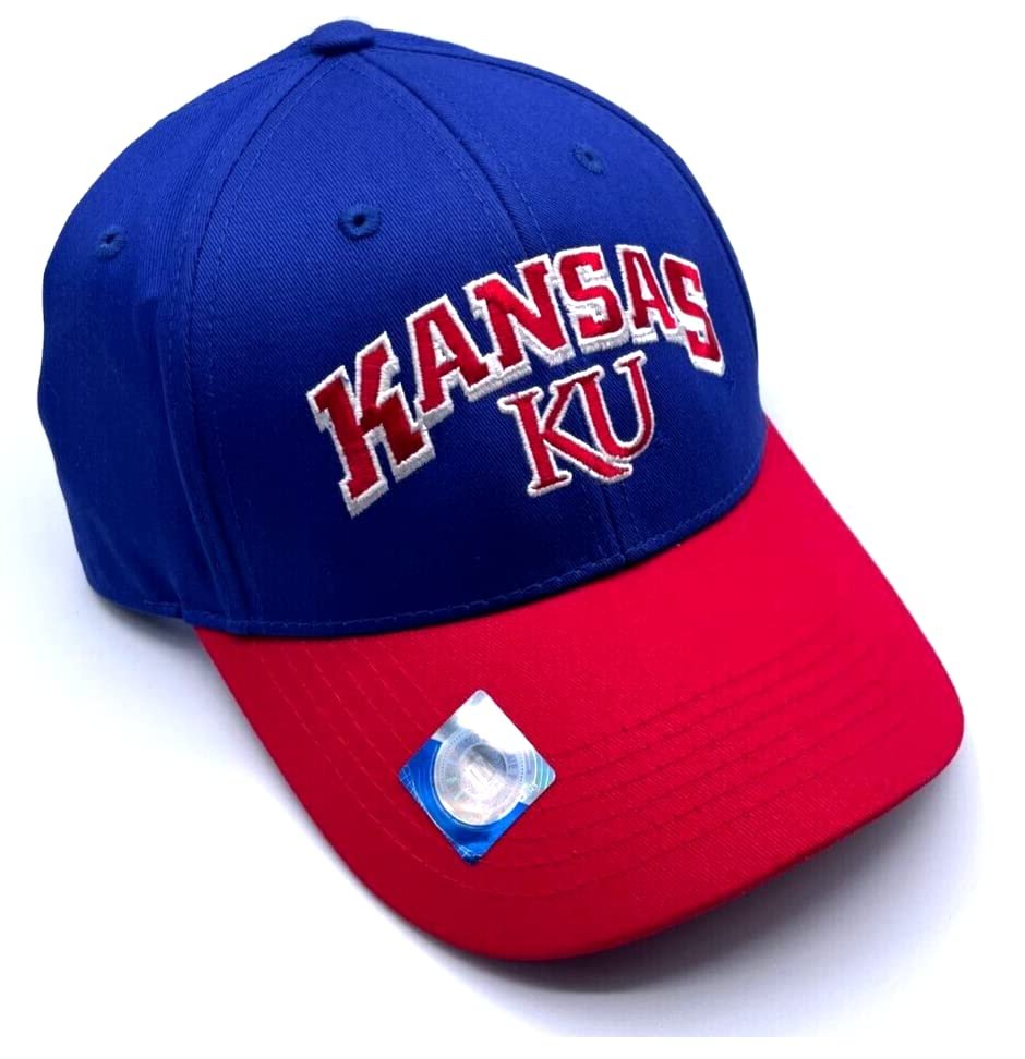 Kansas University Hat Adjustable Jayhawks Classic MVP Cap Multicolor