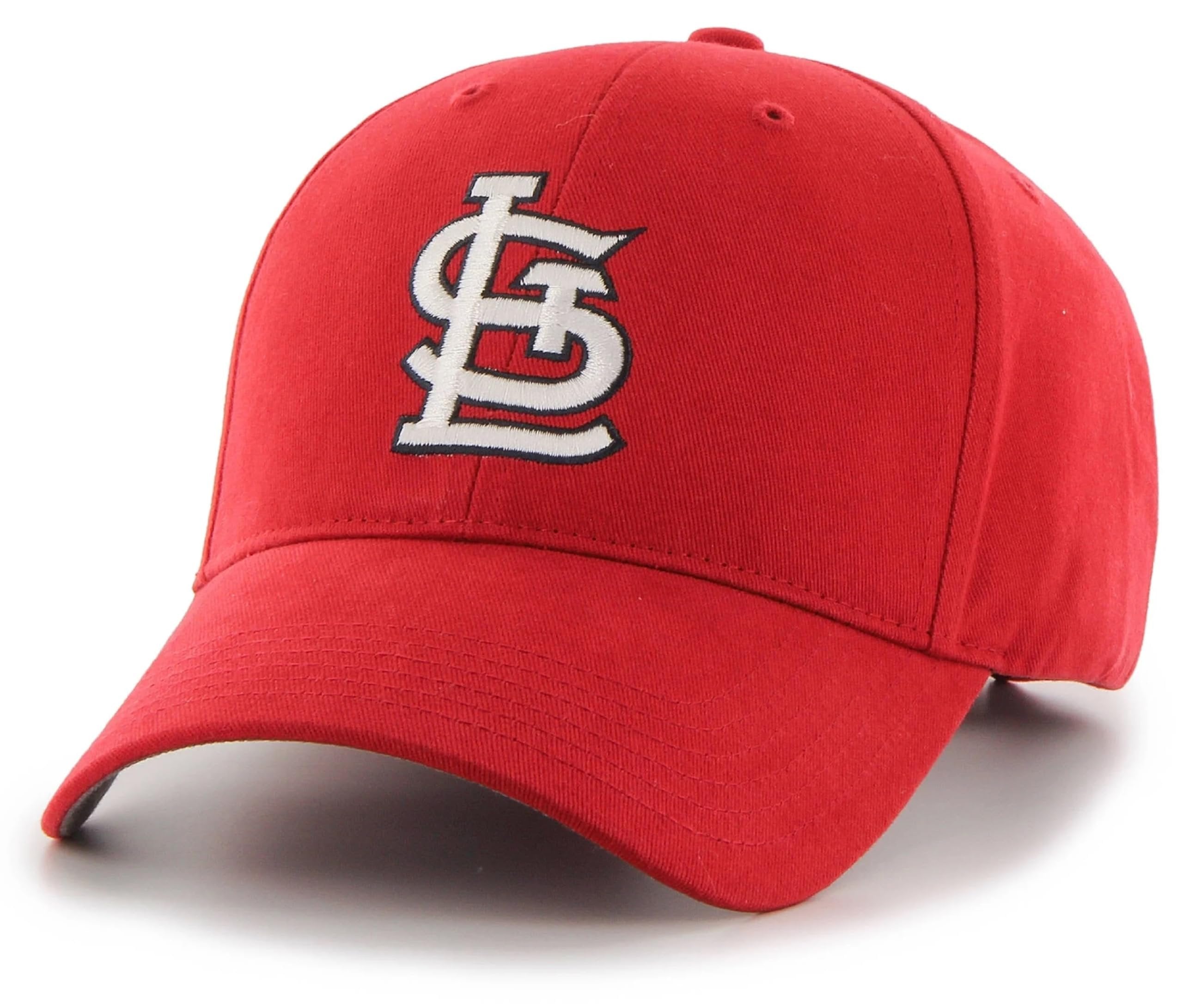 Officially Licensed St. Louis Youth Boys Girls Baseball Hat Classic Red/White MVP Kids Adjustable STL Team Logo Sports Cap