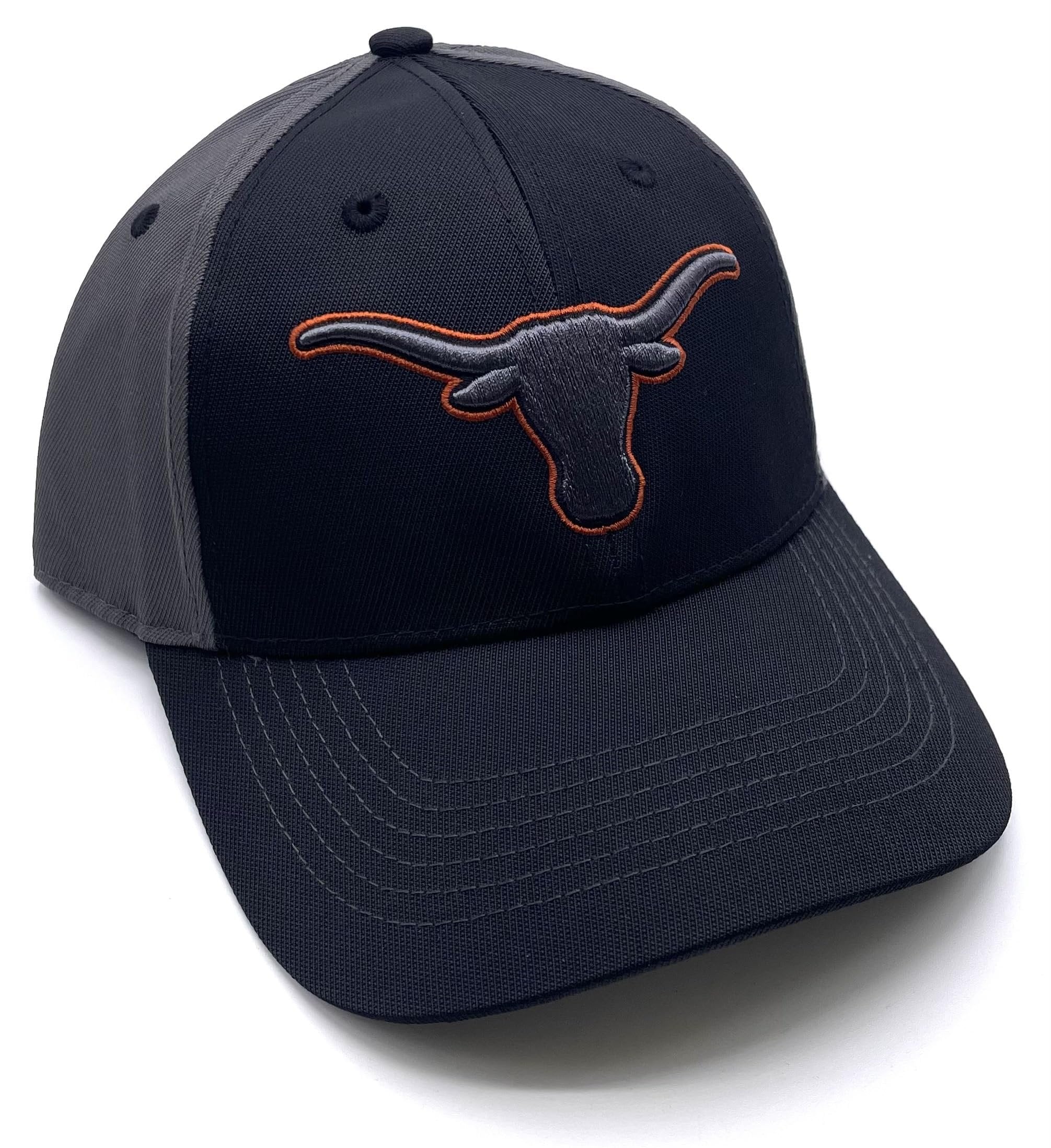 Texas University Hat Classic Two-Tone Embroidered Team Logo Adjustable Cap