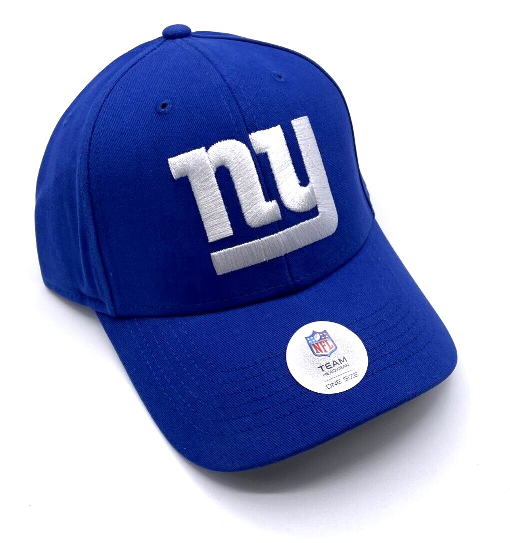 New York Giants Hat Blue MVP Adjustable Authentic NFL Football Team Logo NY New Cap