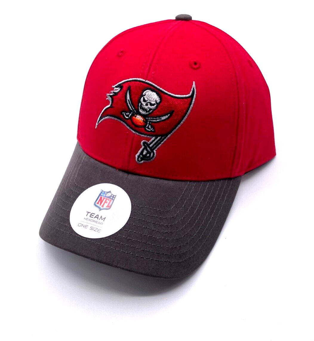 TAMPA BAY BUCCANEERS TWO-TONE MVP AUTHENTIC NFL FOOTBALL TEAM ADJUSTABLE CAP NEW