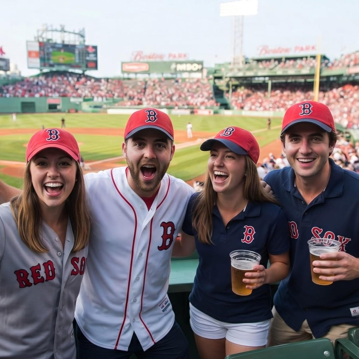 Red Sox Adult Hat Two-Tone Red/Navy Baseball Cap for Men and Women