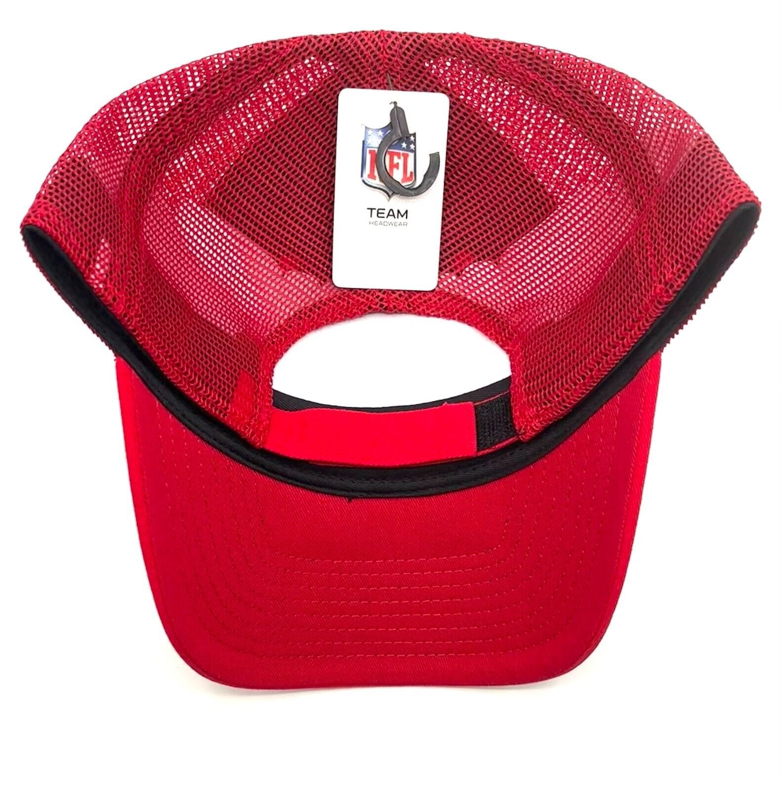 SAN FRANCISCO 49ERS HAT MESH TRUCKER RED NFL FOOTBALL TEAM ADJUSTABLE CAP NEW