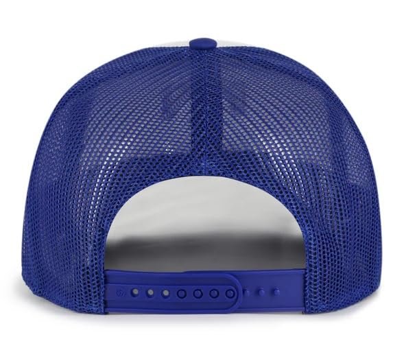 Duke Blue Devils Mesh Trucker Hat Classic Primary Team Logo Embroidered Blue/White Snapback Adjustable Sports Cap