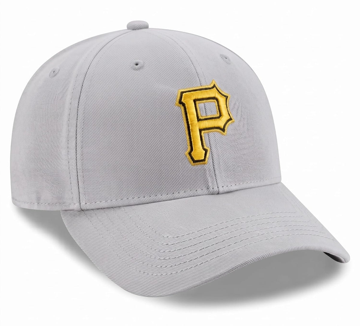 Pittsburgh Pirates Youth MVP Hat Gray with Yellow 'P' Logo Cap, Unisex