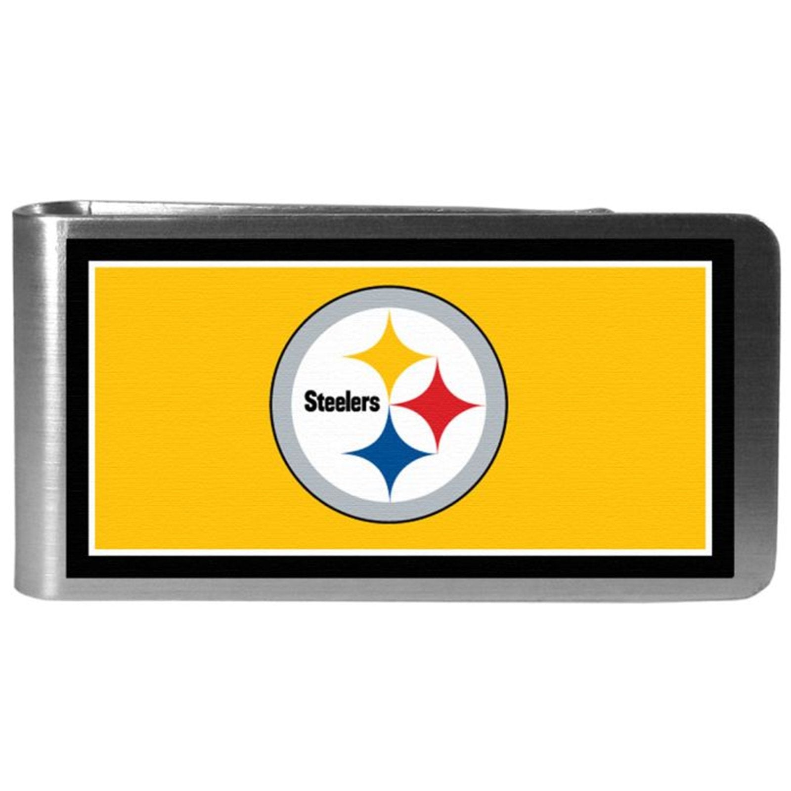 Pittsburgh Steelers Steel Money Clip MVP Authentic NFL Football Team Logo New
