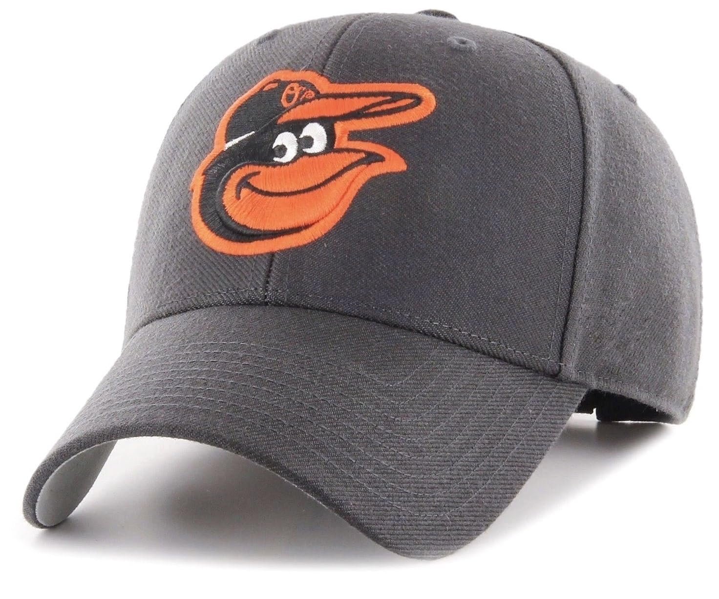 Officially Licensed Baltimore Orioles Boys Girls Charcoal Baseball Hat Adjustable Youth Sports Cap