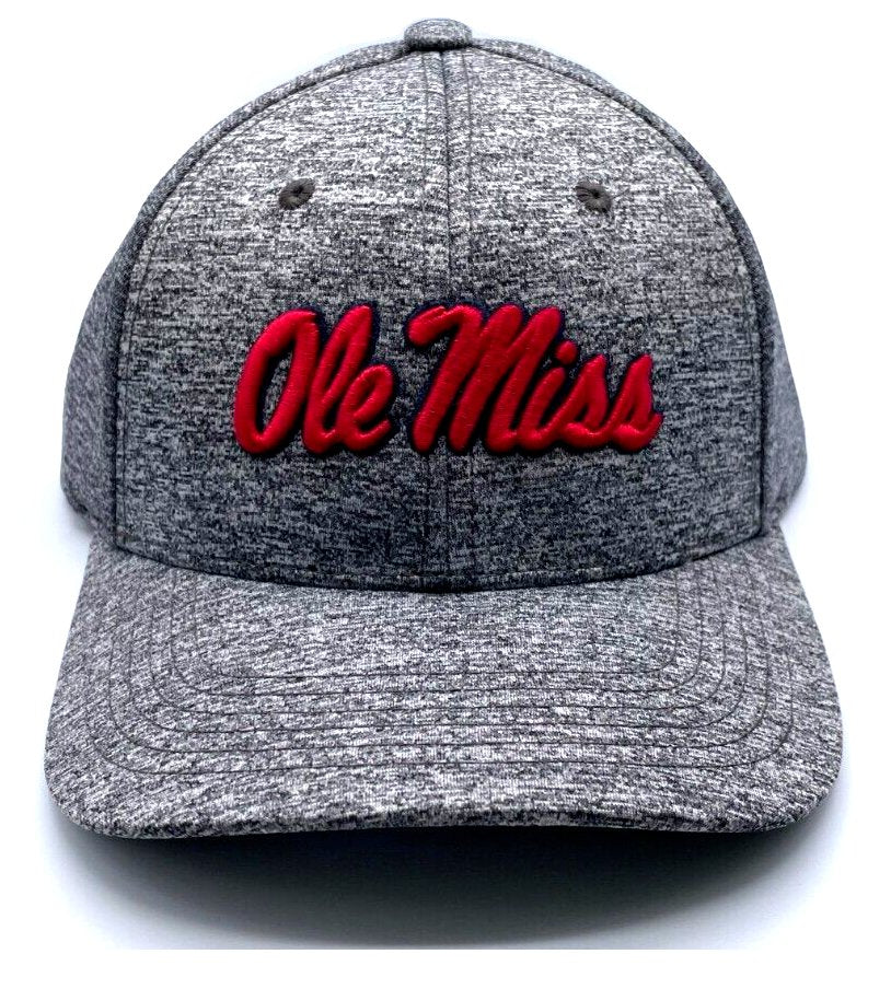 Ole Miss Rebels Hat Gray Snapback MVP Authentic NCAA College Football Team Logo New