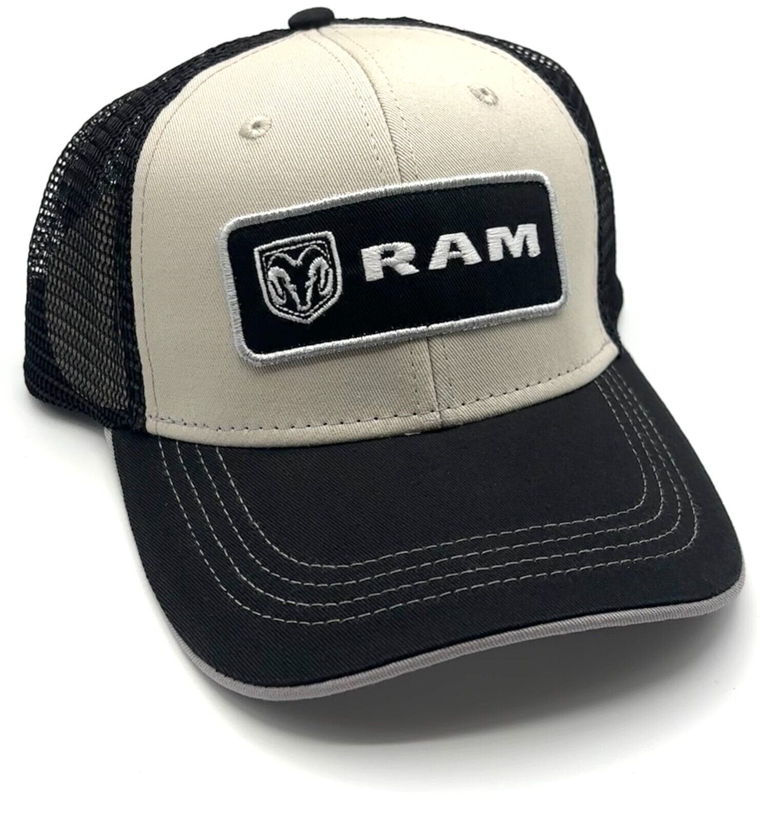 Dodge Ram Trucks Hat Automotive Two Tone Mesh Trucker Hat Car American New Cap