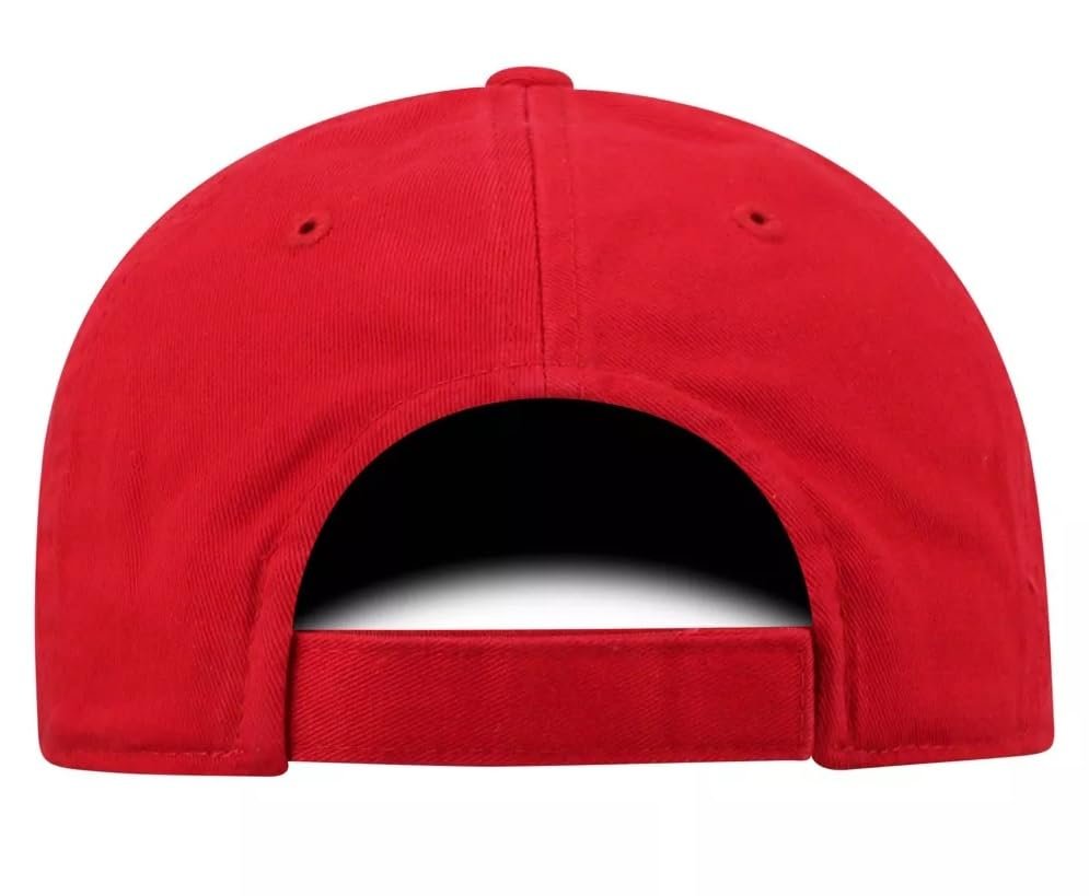 University Nevada Las Vegas Red MVP Hat Adjustable UNLV Rebels Embroidered Logo Structured Cap
