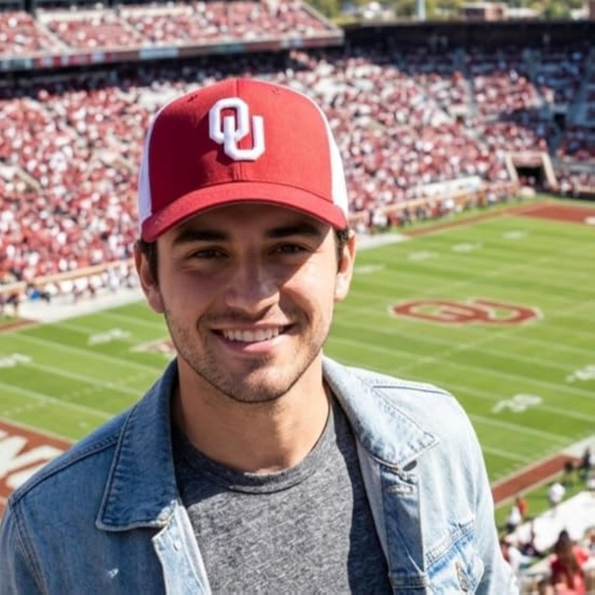 Officially Licensed Oklahoma University Mesh Trucker MVP Hat Classic Primary Team Logo Adjustable Embroidered Snapback Baseball Cap