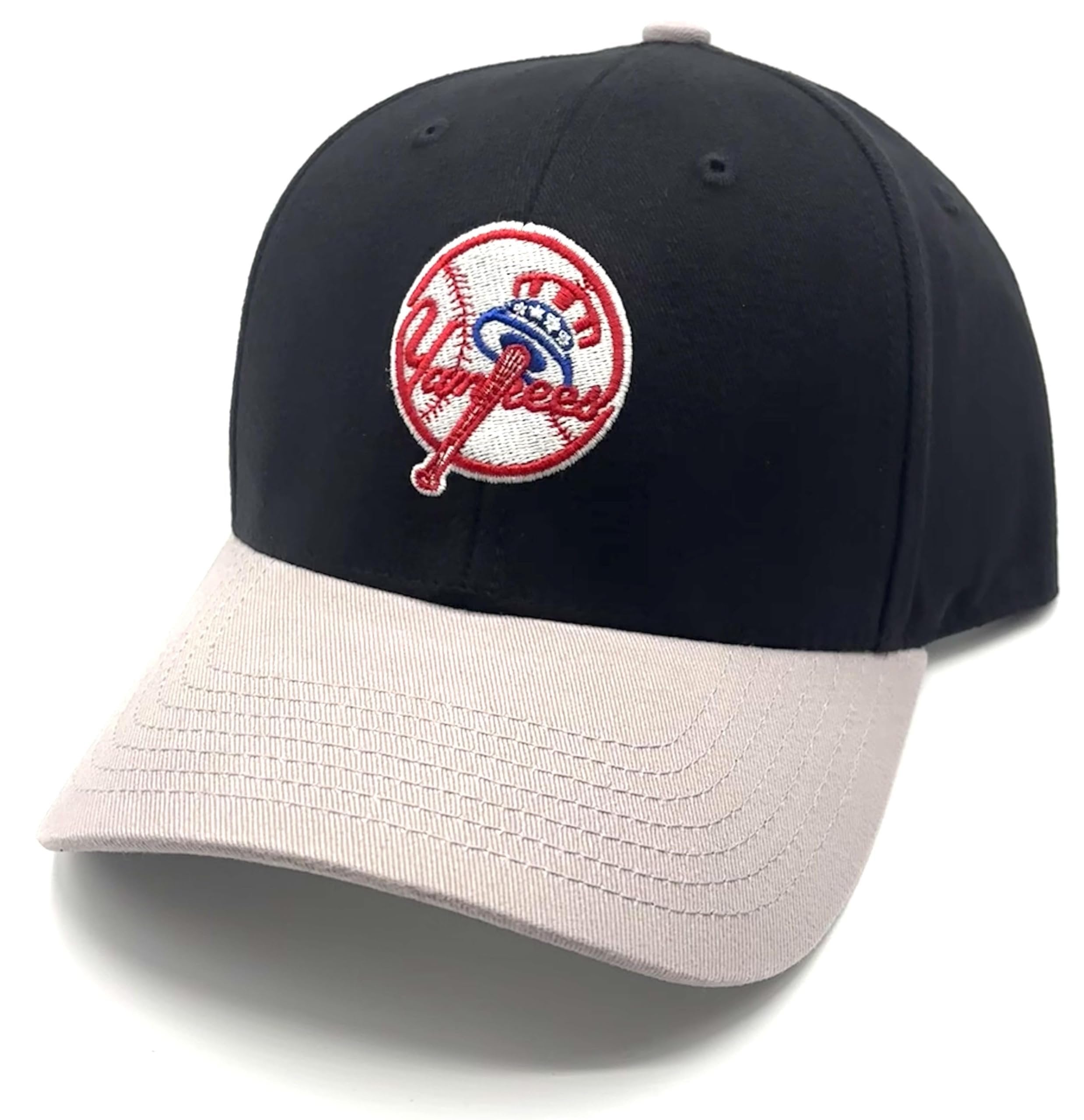 Officially Licensed New York Yankees Youth Boys Girls Kids Baseball Hat Classic Edition Adjustable NY Embroidered Team Logo Two-Tone Sports Ball Cap