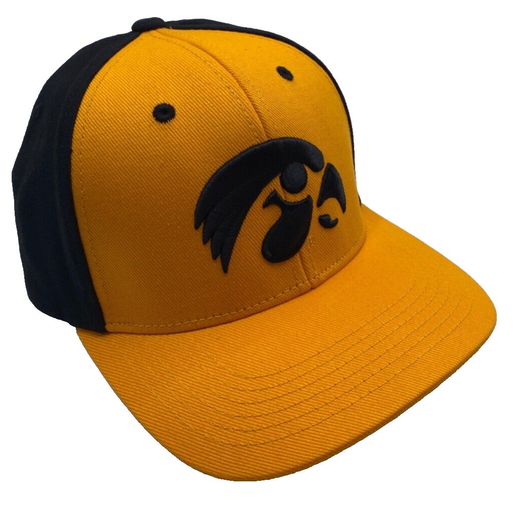 Iowa Hawkeyes Hat Two Tone Snapback Strike MVP NCAA College Football Team New Cap