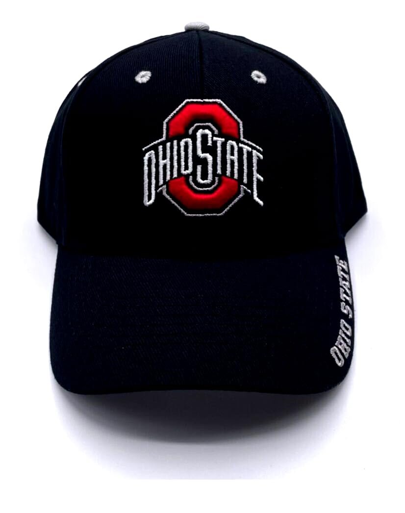 Ohio State Classic Edition Hat Adjustable University Team Logo Embroidered Cap