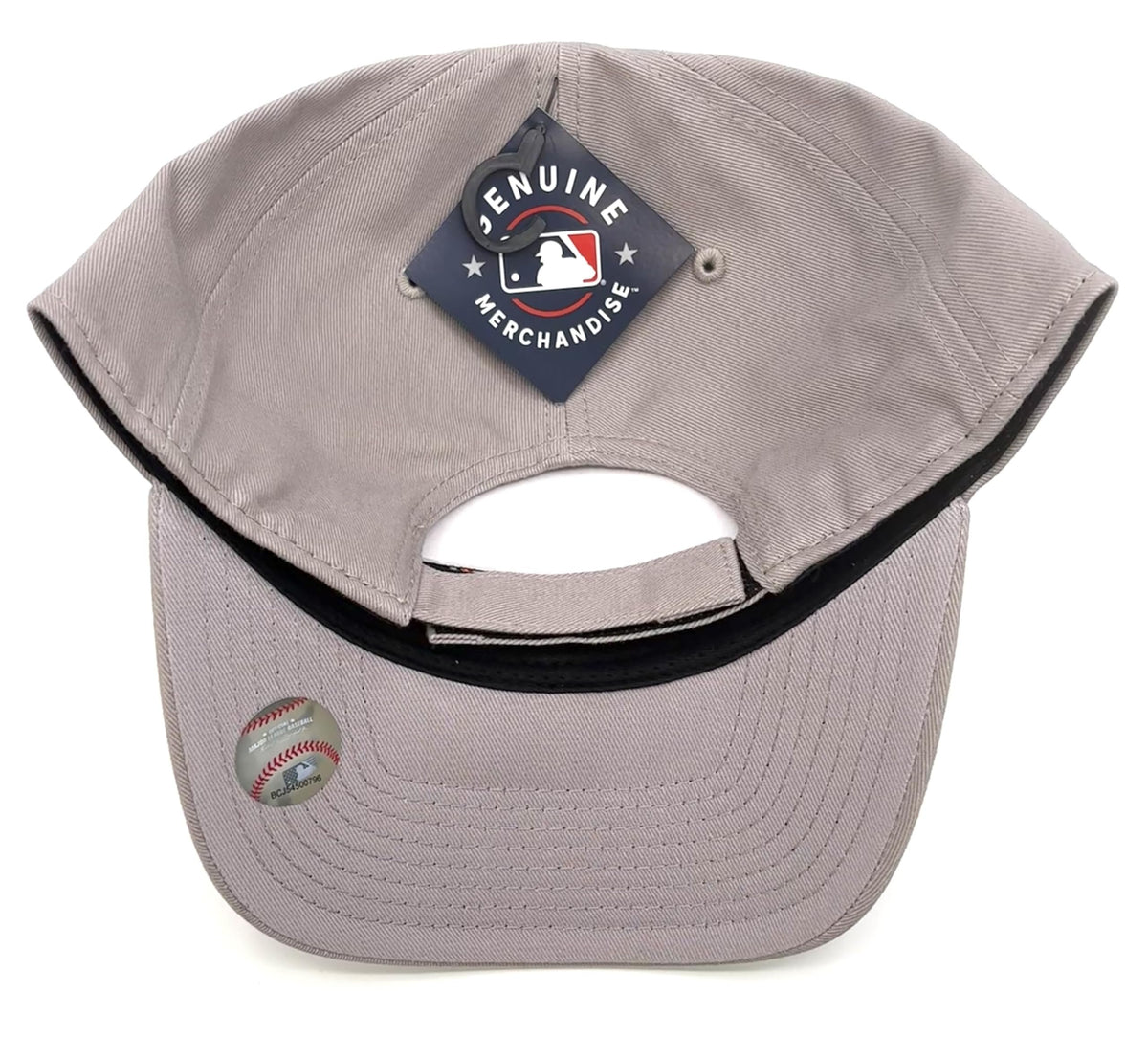 Officially Licensed Houston Gray MVP Hat Classic Team Logo Adjustable Structured Solid Cap