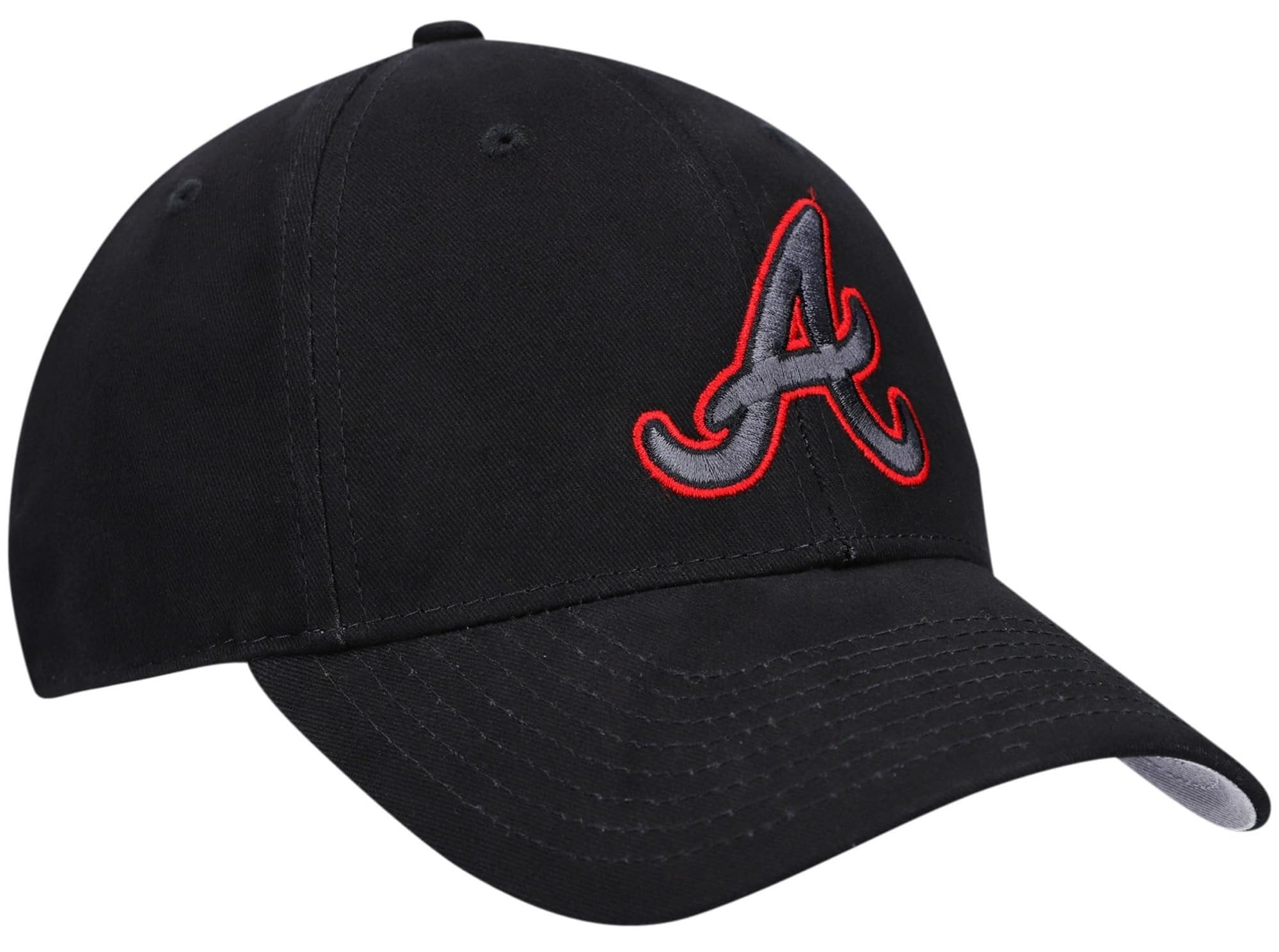 Officially Licensed Atlanta Youth Boys Girls Baseball Hat Black MVP Classic Team Logo Adjustable Kids Cap