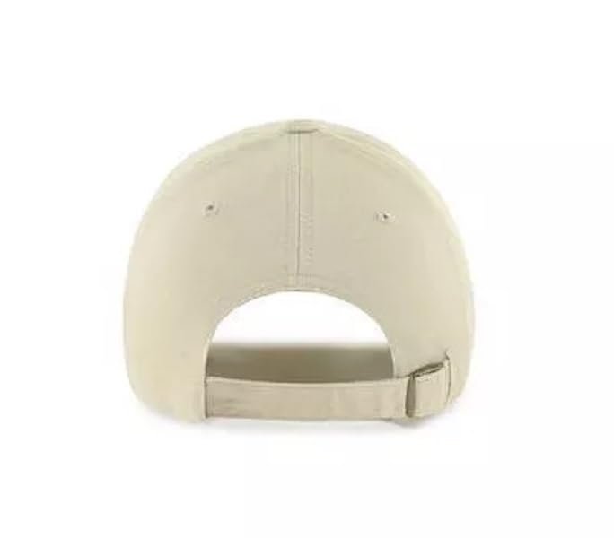 University Georgia Clean Up Relaxed Fit Hat Adjustable Classic Bulldogs Team Logo Embroidered Cap (Khaki)