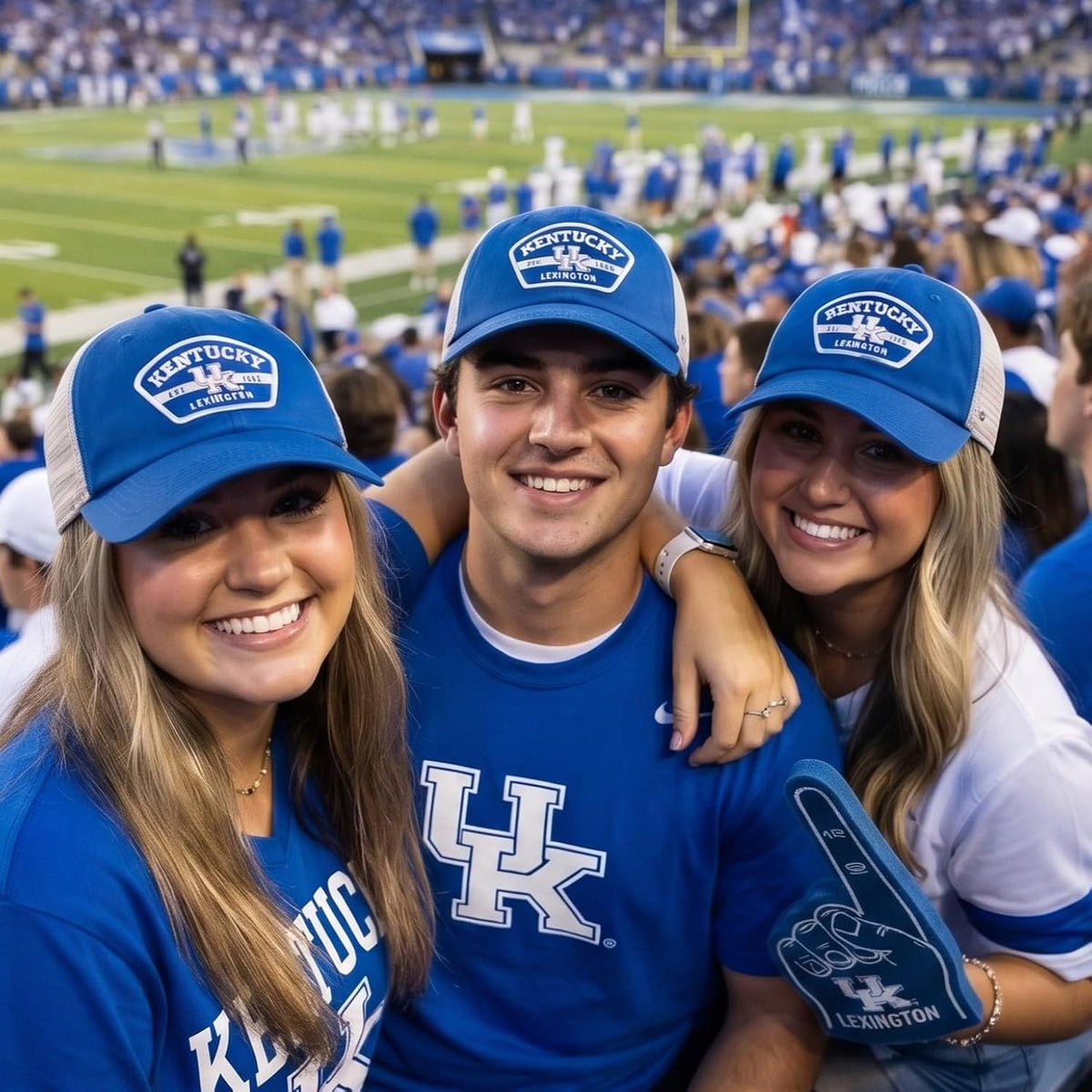 Kentucky University Wildcats Trucker Hat with Embroidered UK Patch Unisex