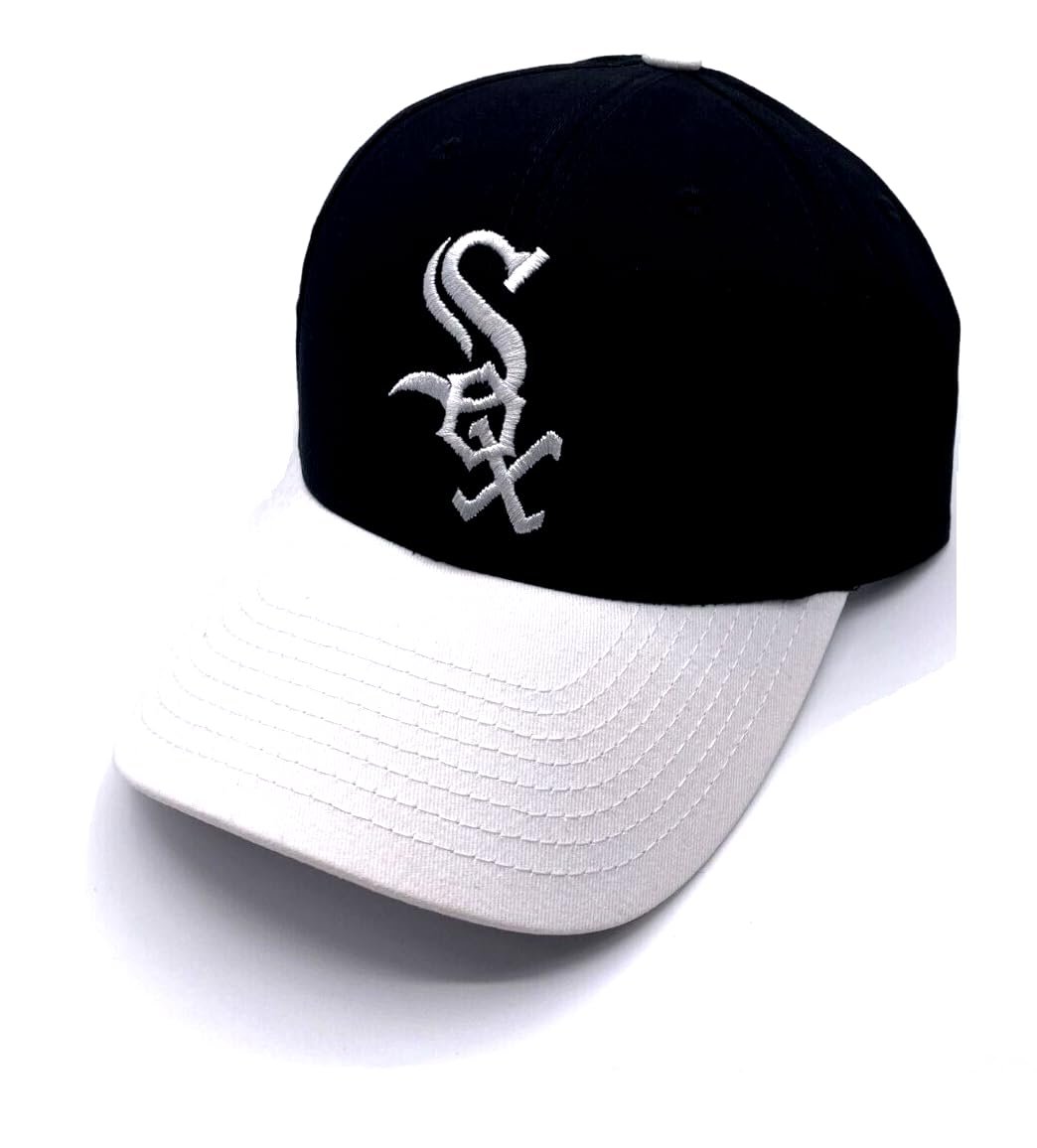 Chicago White Sox Hat Two Tone MVP Structured Style MLB Baseball Team Logo Cap New