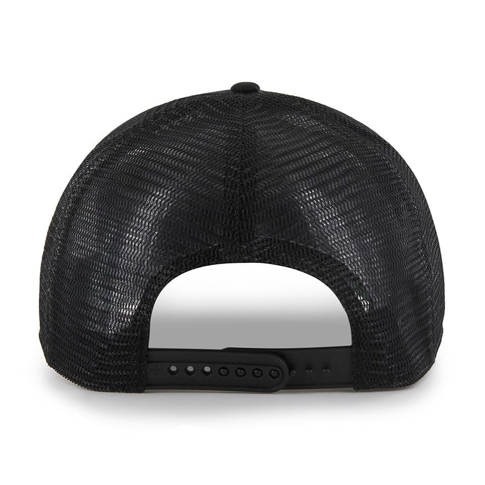 Officially Licensed Baltimore MVP Classic Primary Home Team Logo Black/Orange Mesh Trucker Snapback Hat Adjustable Embroidered Structured Sports Ball Cap