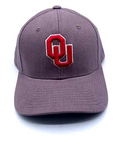 Oklahoma University MVP Hat Classic Edition Adjustable Team Logo Cap (Gray)