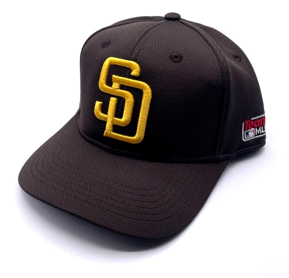 San Diego Baseball Youth Kids Hat Adjustable MVP Classic Embroidered Team Logo Cap (Brown)