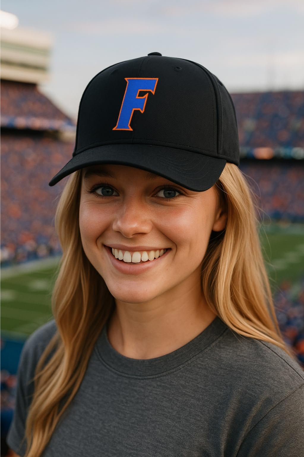 Officially Licensed University Florida Gators Baseball Hat Classic Edition Black MVP Adjustable Embroidered Team Logo Snapback Sports Ball Cap