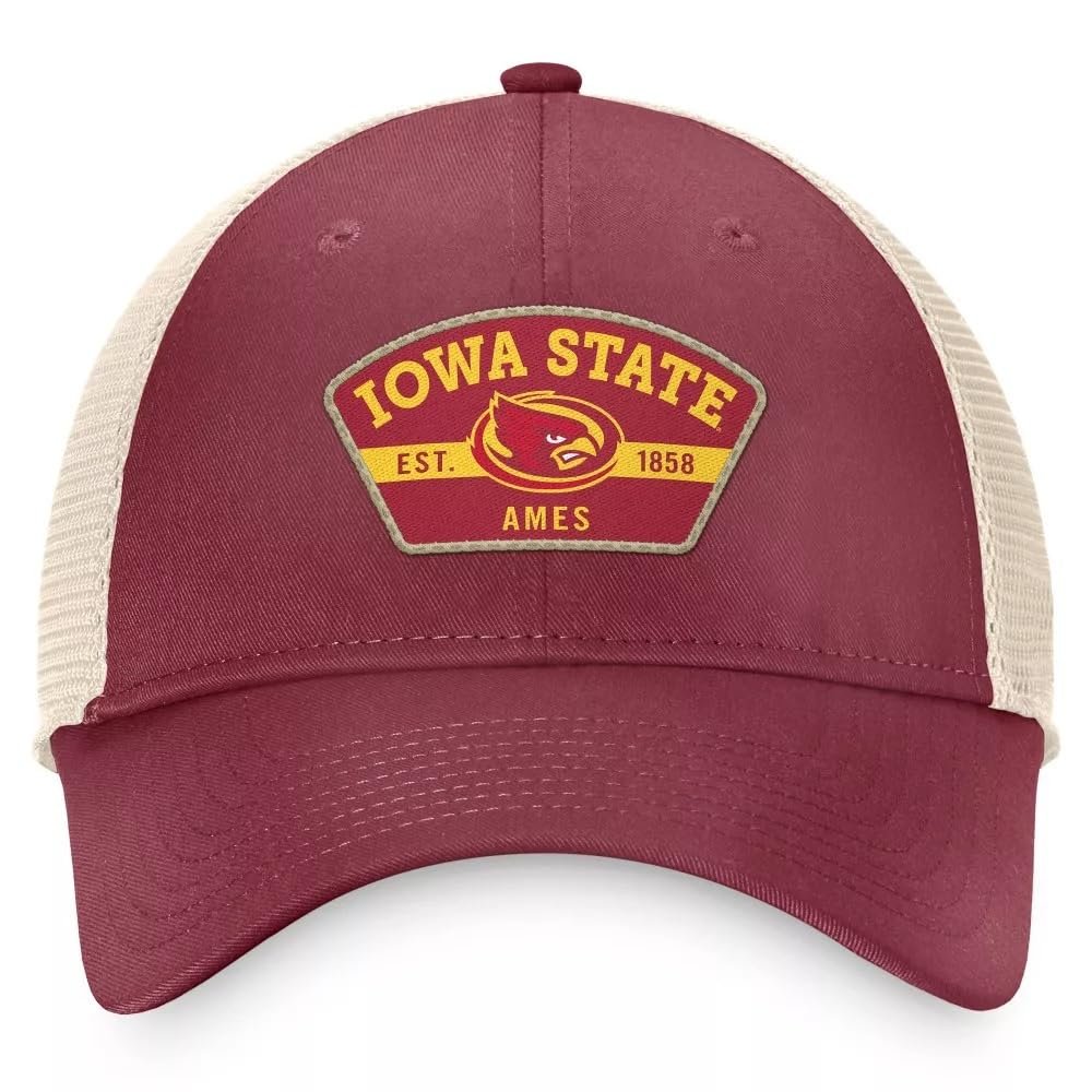 Iowa State Cyclones Hat Mesh Trucker Relaxed Fit NCAA College Football Team University Logo Cap New