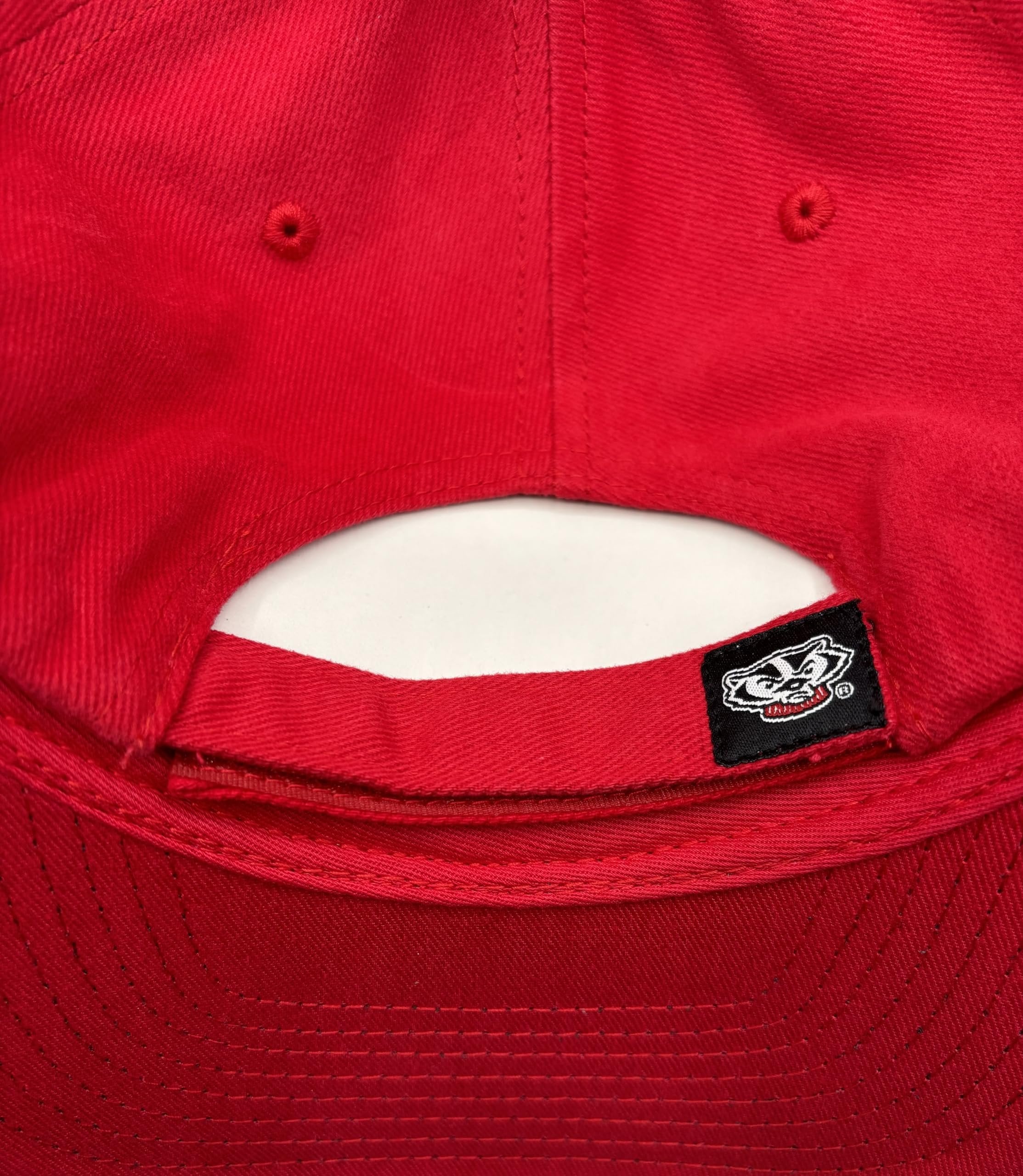 University Wisconsin MVP Hat Classic Badgers Embroidered Team Logo Adjustable Cap