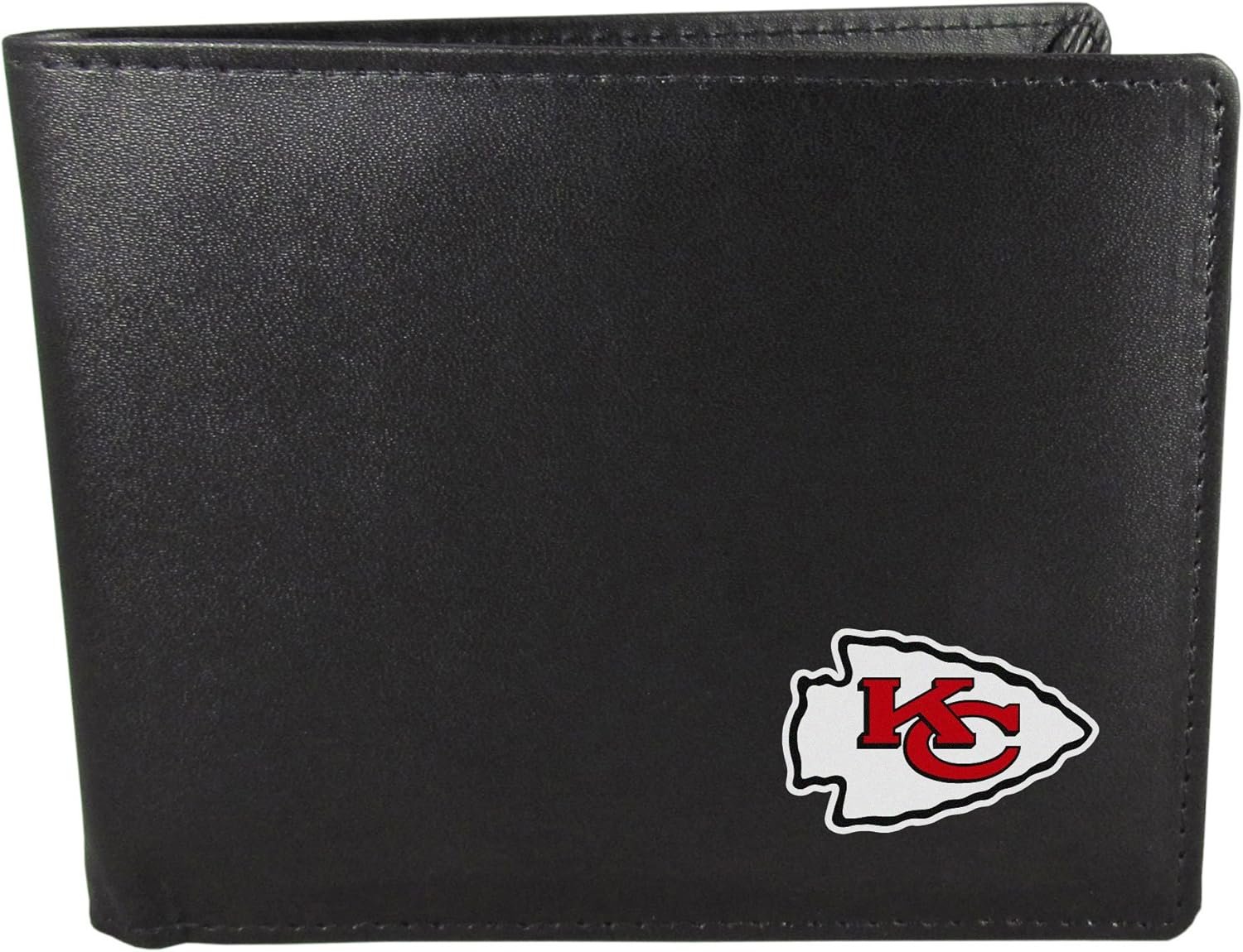 Kansas City Chiefs Genuine Leather Bifold Wallet NFL Football Logo New