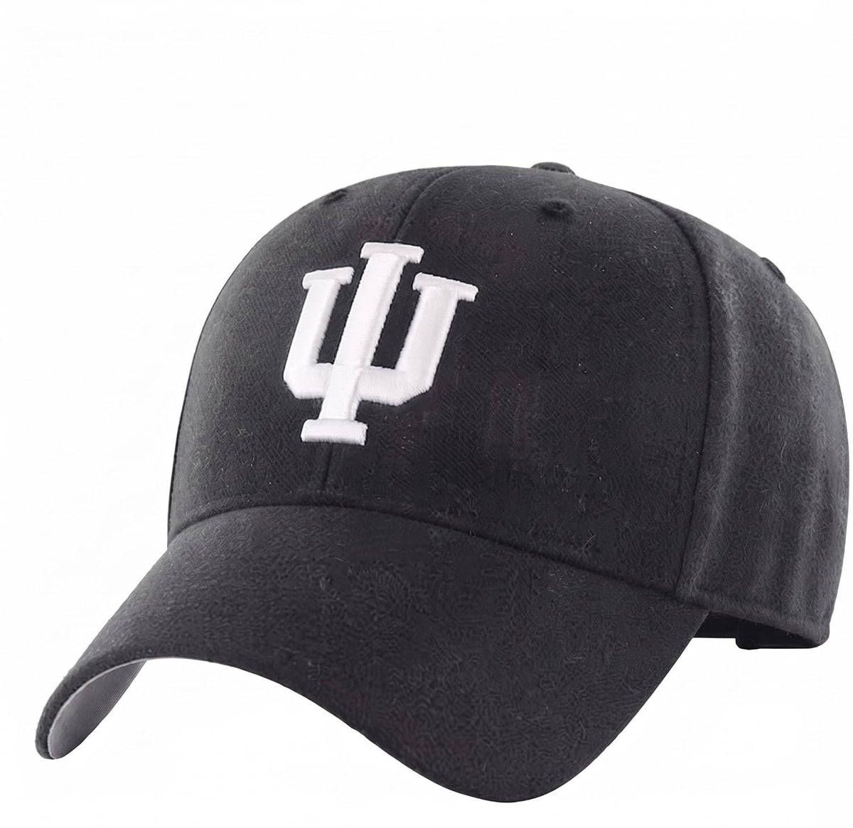 Indiana University Hoosiers Black MVP Hat with Striking White IU Logo
