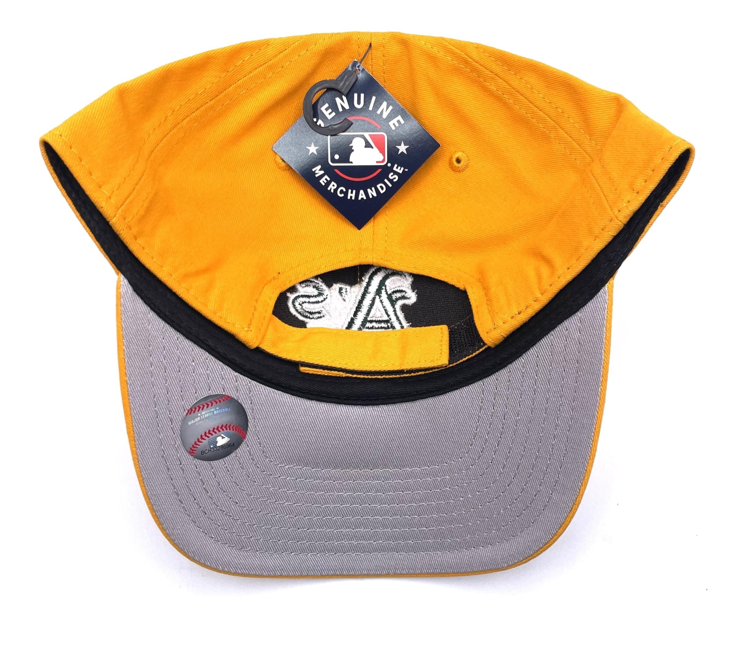 Officially Licensed Oakland Baseball MVP Hat Classic Edition Adjustable Embroidered Team Logo Solid Cap