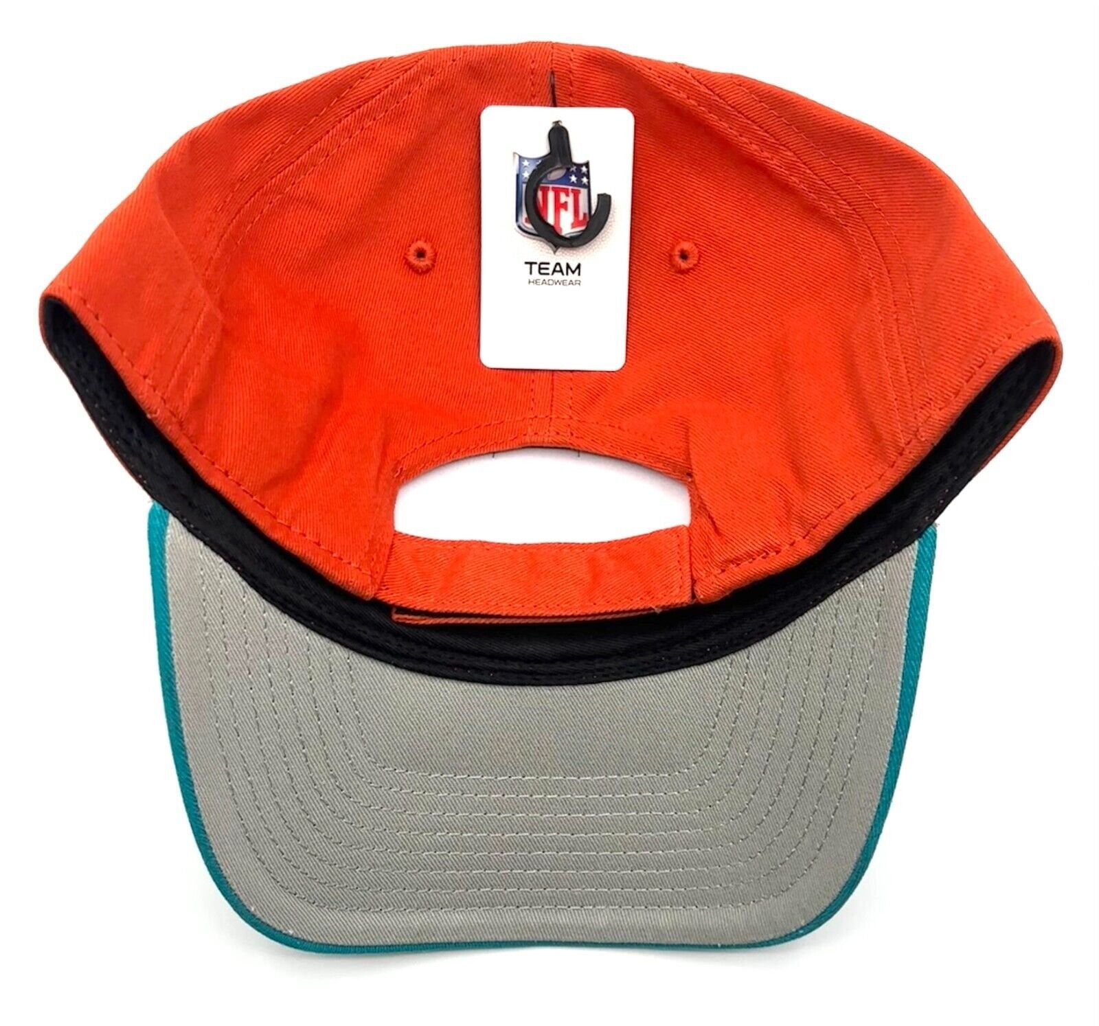Miami Dolphins Hat Two Tone MVP NFL Football Team Logo Authentic Adjustable New Cap