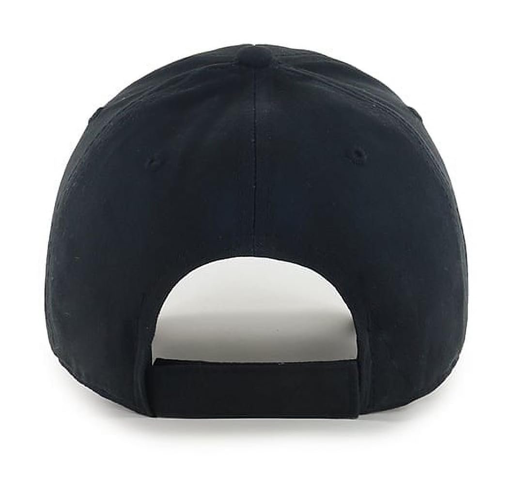 Officially Licensed Michigan University Black MVP Hat Classic Team Logo Adjustable Structured Cap Multicolor