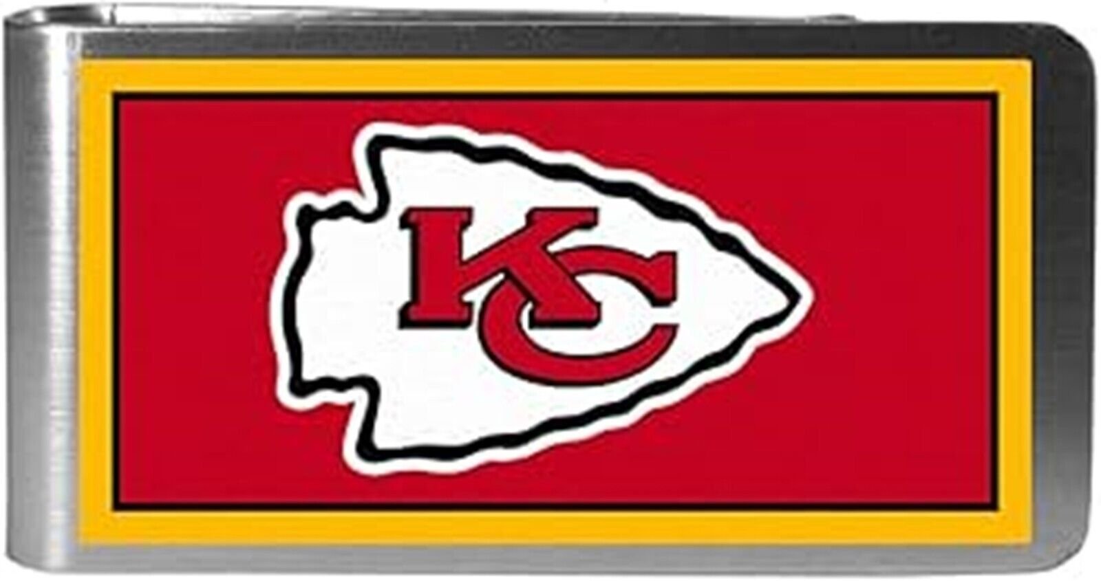 Kansas City Chiefs Steel Money Clip MVP Authentic NFL Football Team New