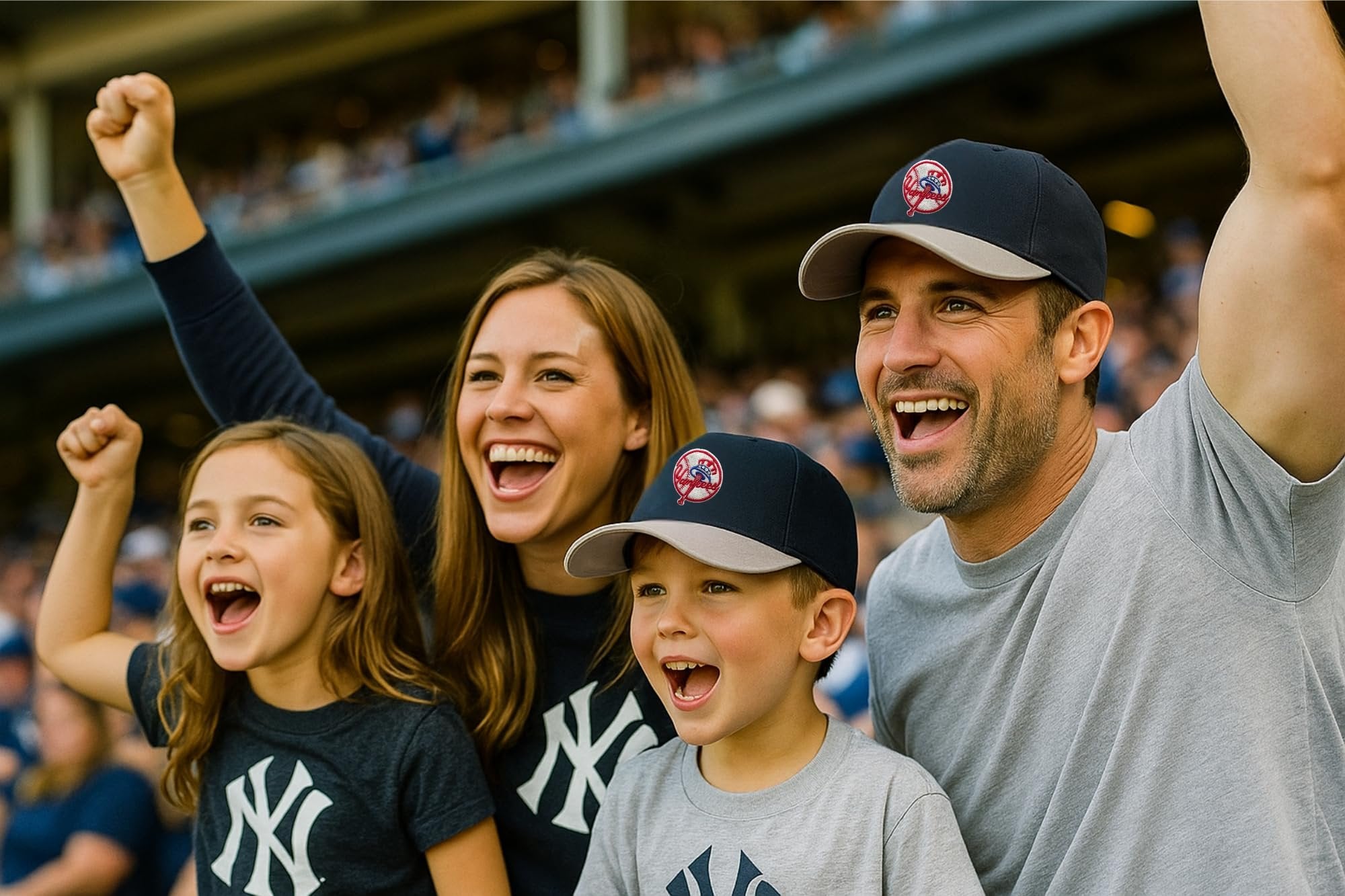 Officially Licensed New York Yankees Youth Boys Girls Kids Baseball Hat Classic Edition Adjustable NY Embroidered Team Logo Two-Tone Sports Ball Cap