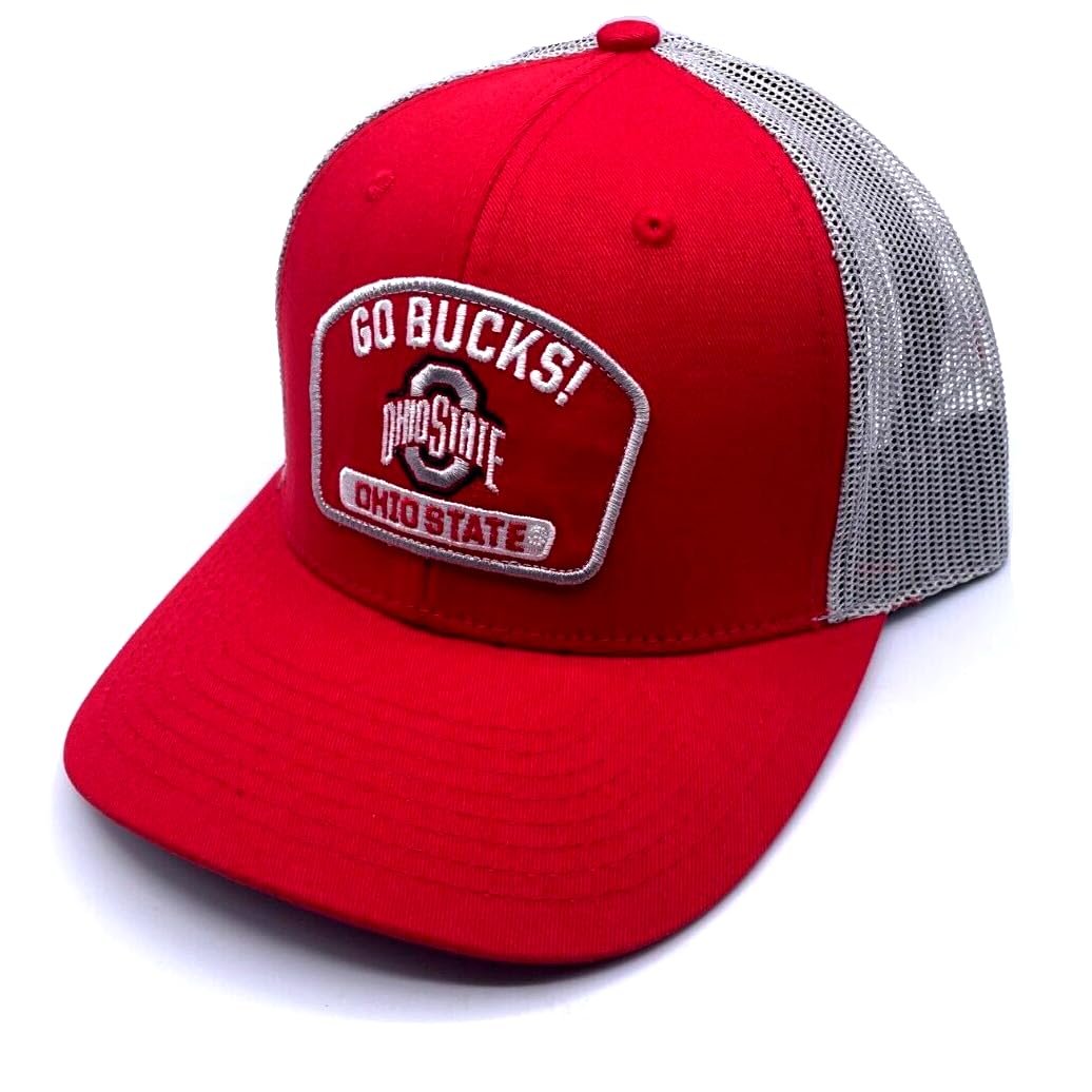Ohio State Hat Adjustable Embroidered Mesh Trucker Classic Team Cap Multicolor