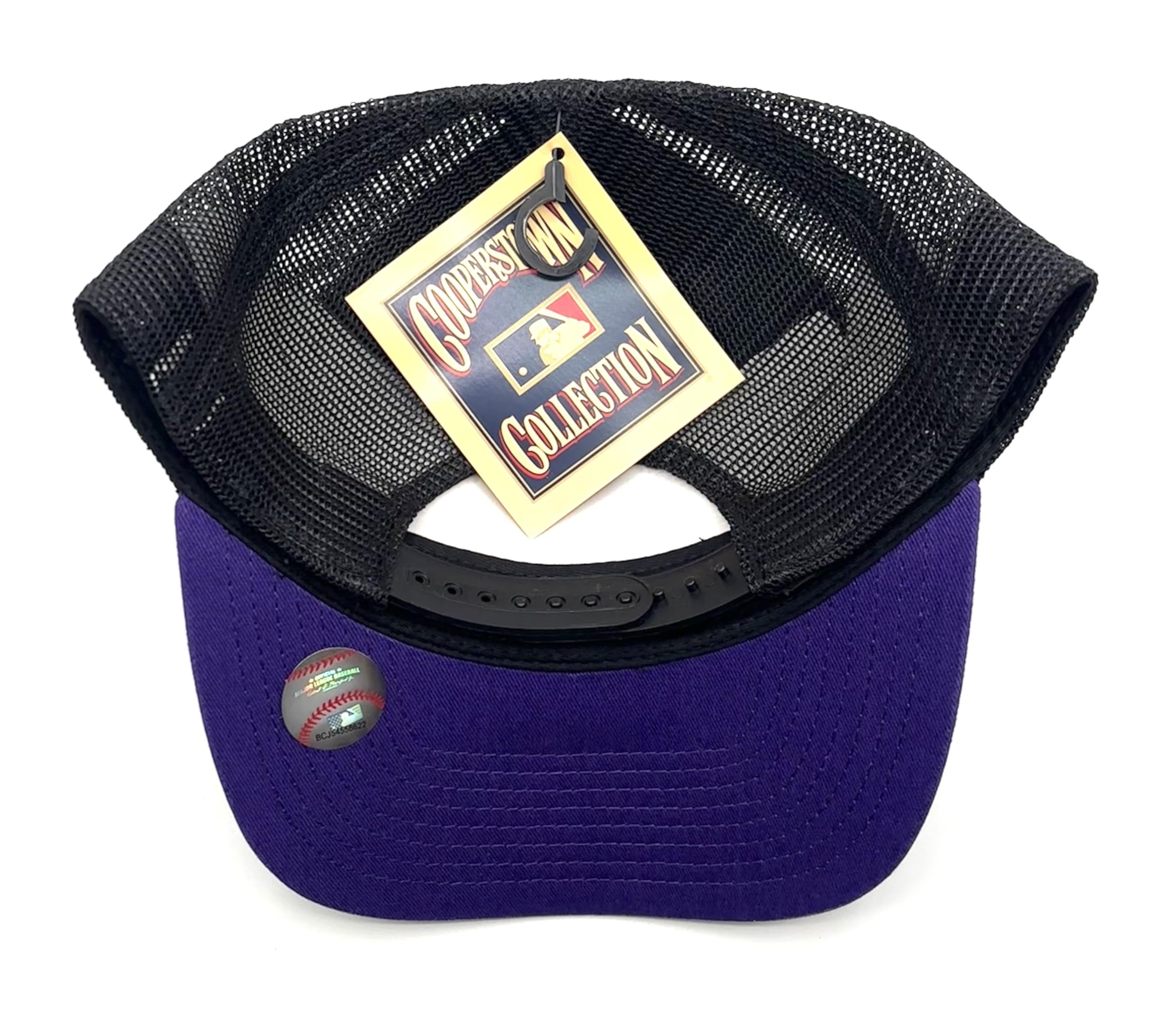 Colorado Rockies Hat Mesh Trucker Classic Cooperstown MLB Baseball Team Logo Adjustable Structured Black Cap New