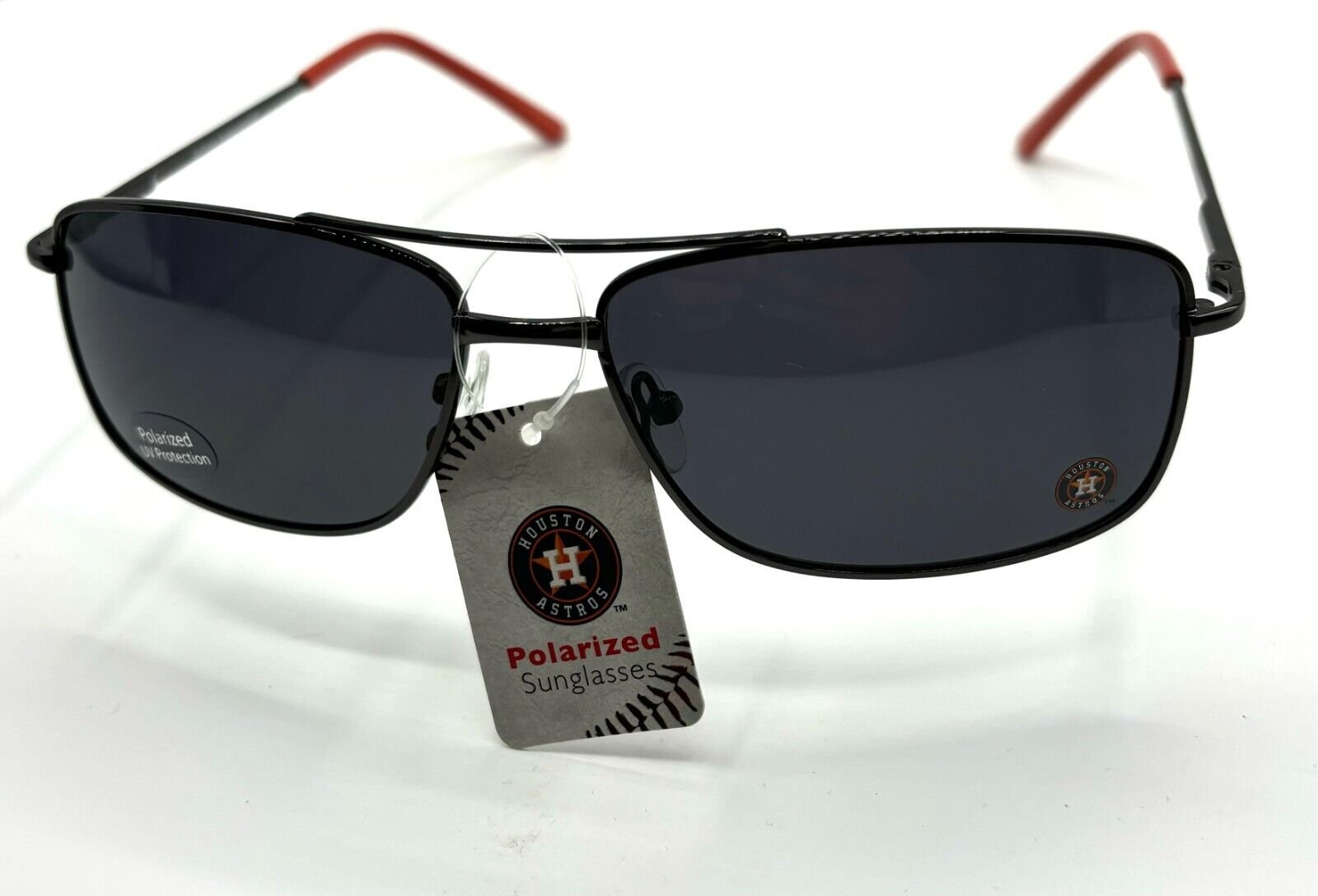 Houston Astros Thin Metal Sunglasses UV Protection MLB Baseball Team Logo New