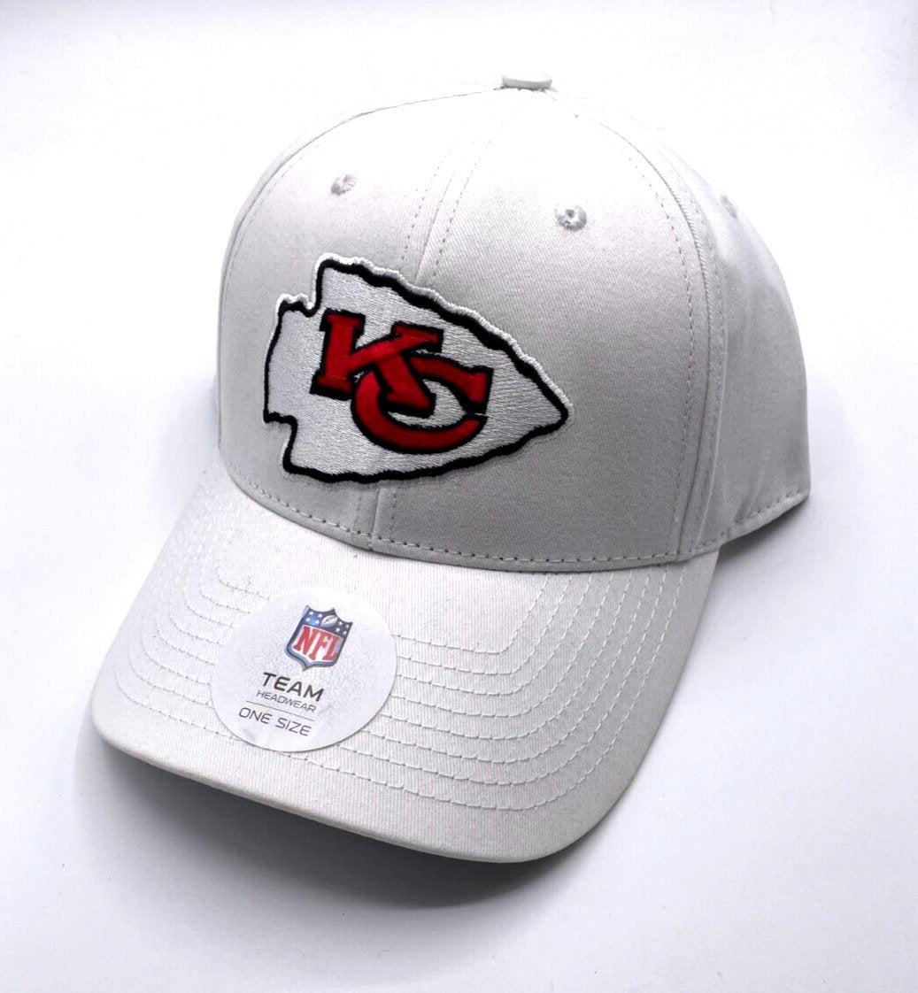 Kansas City Chiefs Hat MVP Authentic NFL Football Team Adjustable White New Cap