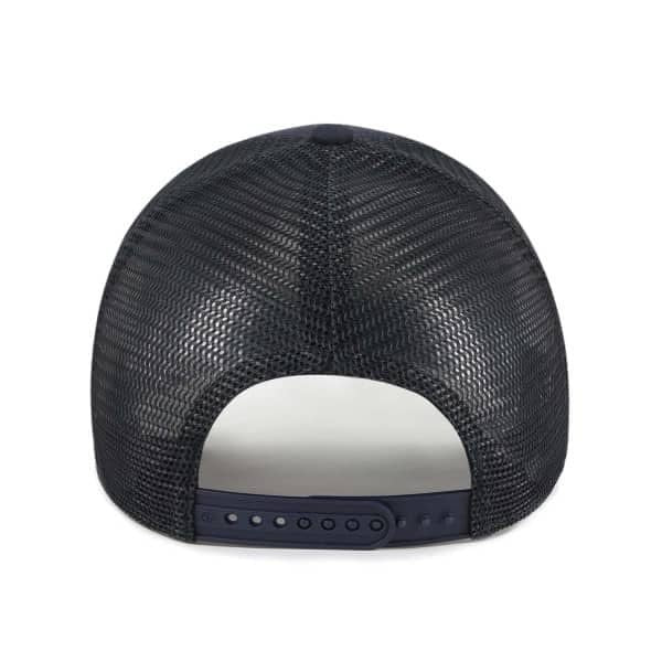 Officially Licensed Michigan University Navy MVP Mesh Trucker Hat Classic Primary Team Logo Embroidered Adjustable Blue Snapback Sports Cap
