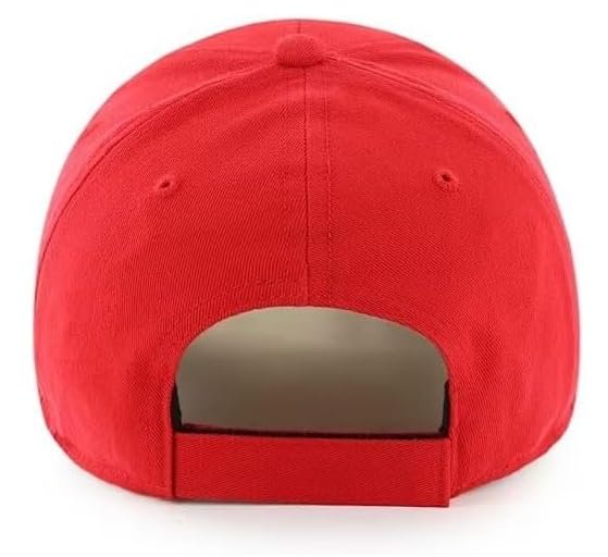 Officially Licensed Boston Red Sox Classic Red MVP Hat Embroidered Navy/White B Logo Adjustable Cap